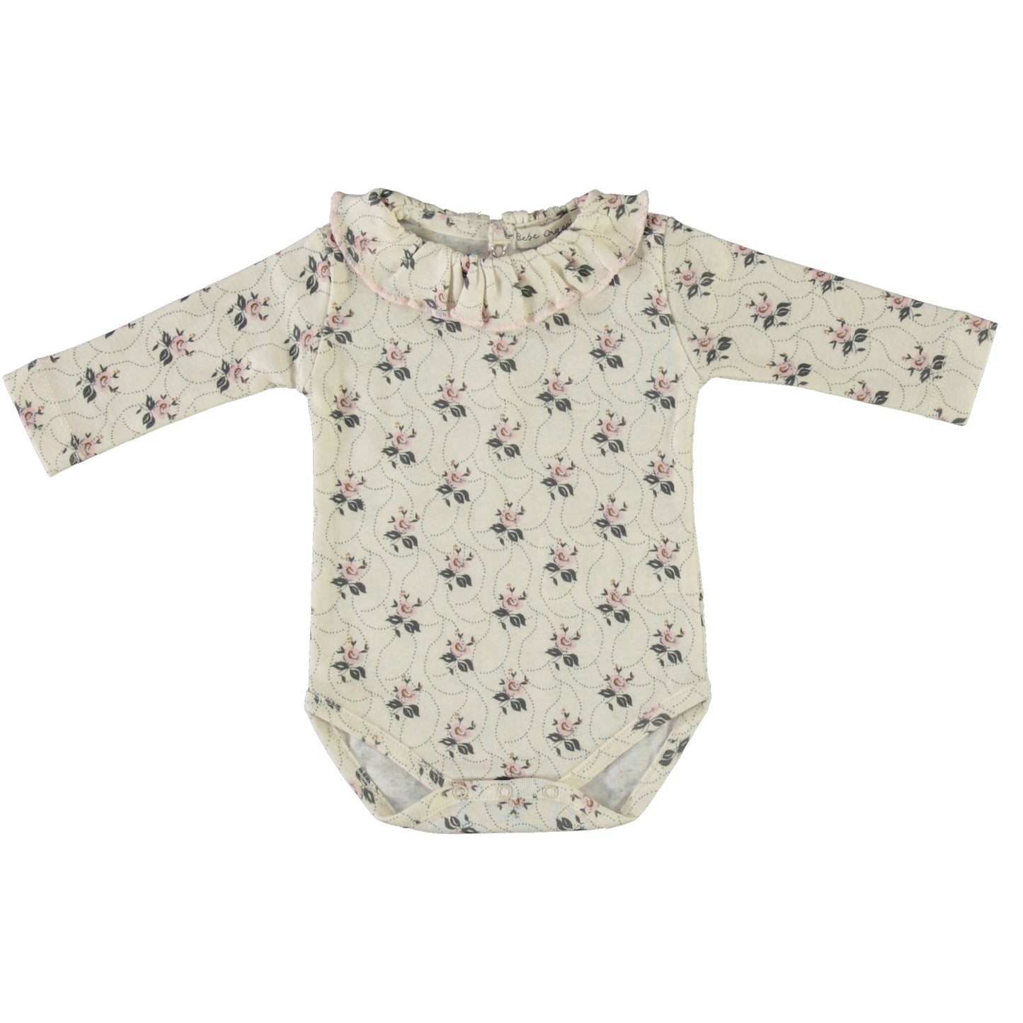 Colette Collar Onesie/Edelweiss