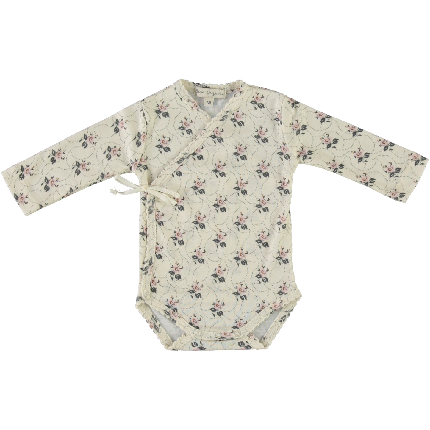 Colette Wrap Onesie/Edelweiss