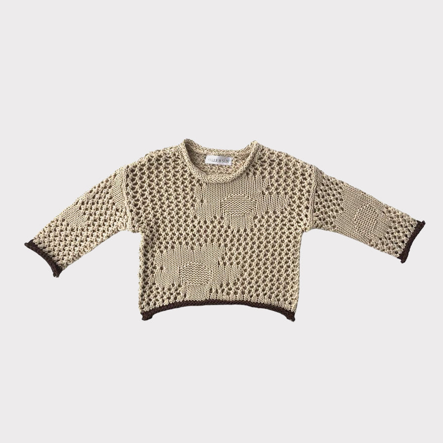 Bloom Pullover/Oat Chocolate