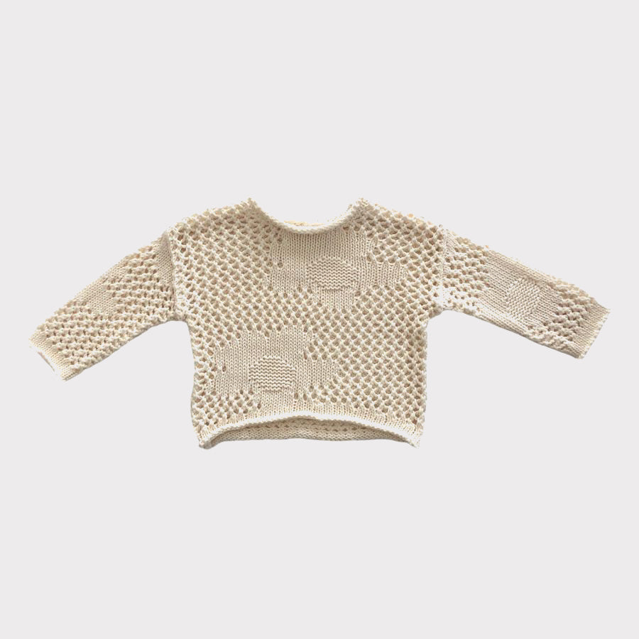 Bloom Pullover/Natural white