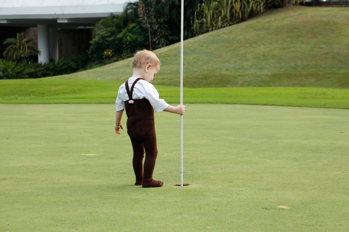 Retro Ribbed Suspender Tights_Chocolate Brown