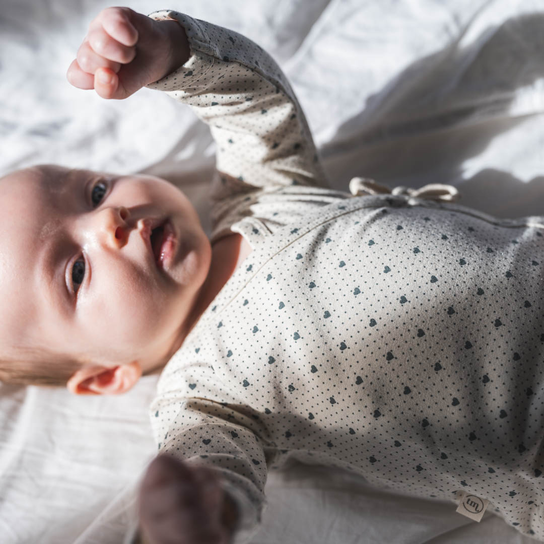 Elia wrap body baby romper/Lots of love sky