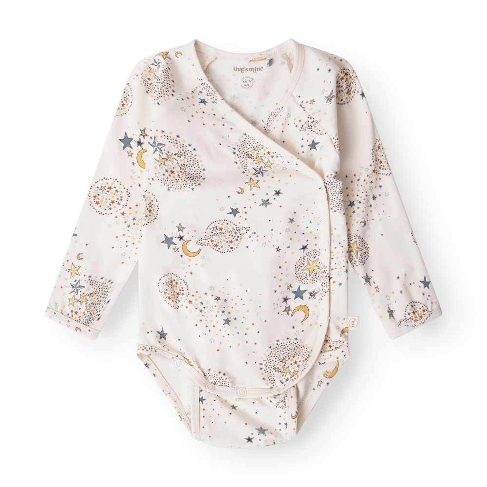 Elimar wrap baby body romper/Million stars