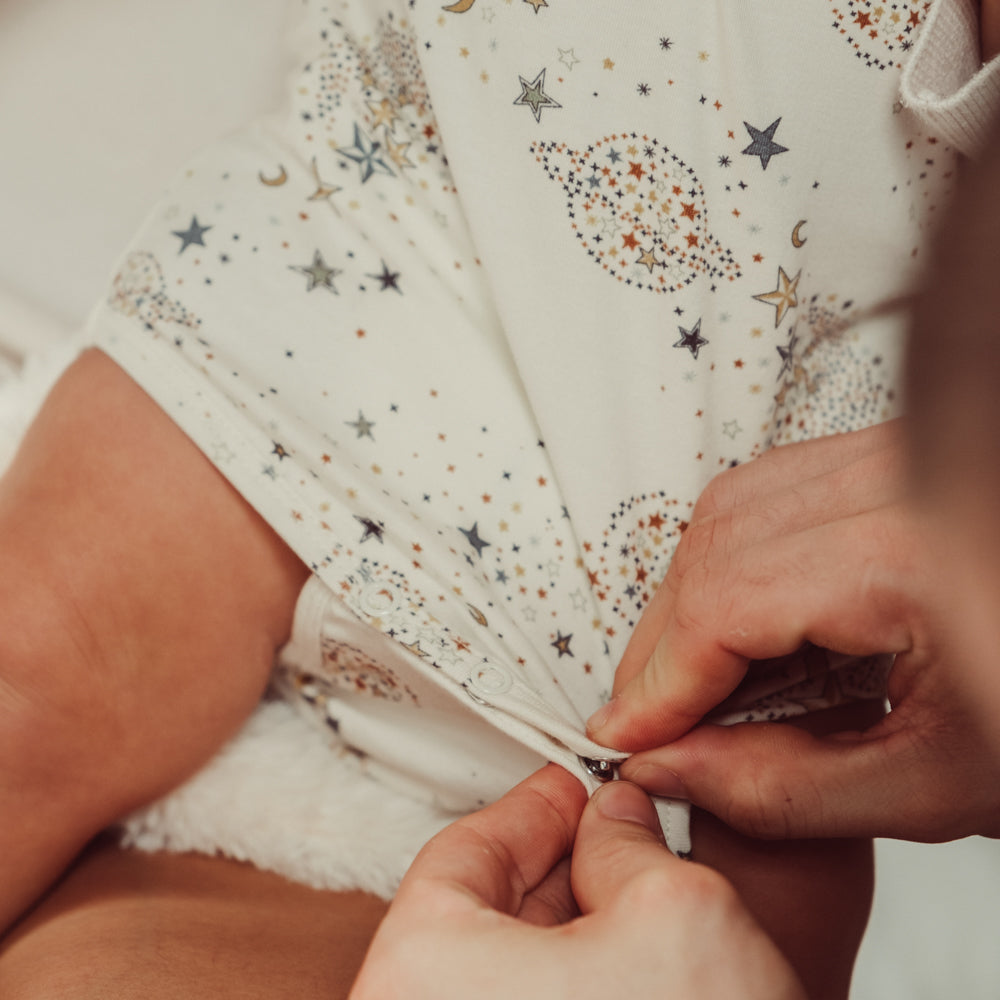 Ellis baby body romper/Million stars
