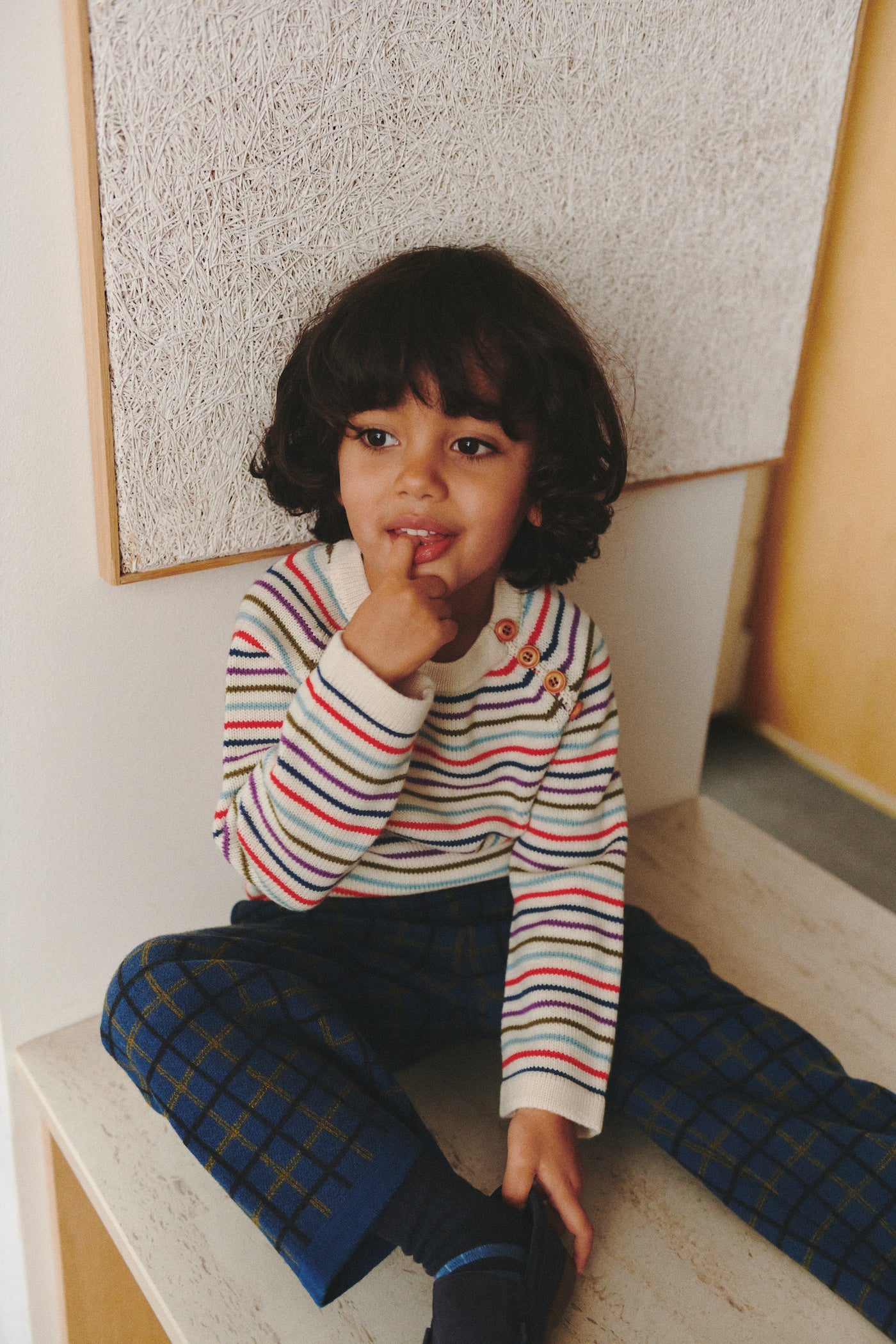 Baby Sweater/anniversary stripe
