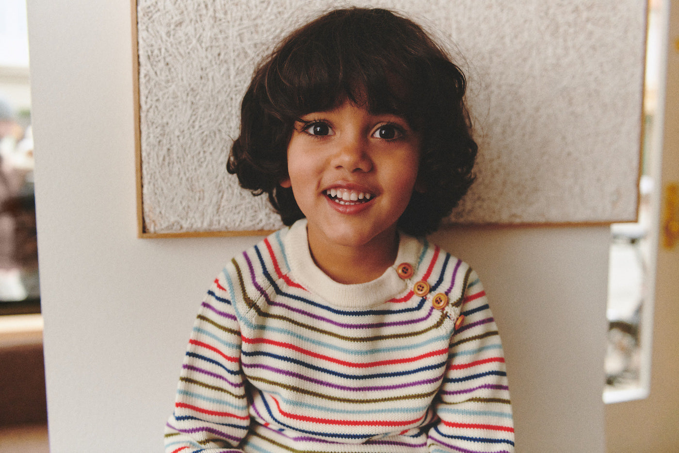 Baby Sweater/anniversary stripe