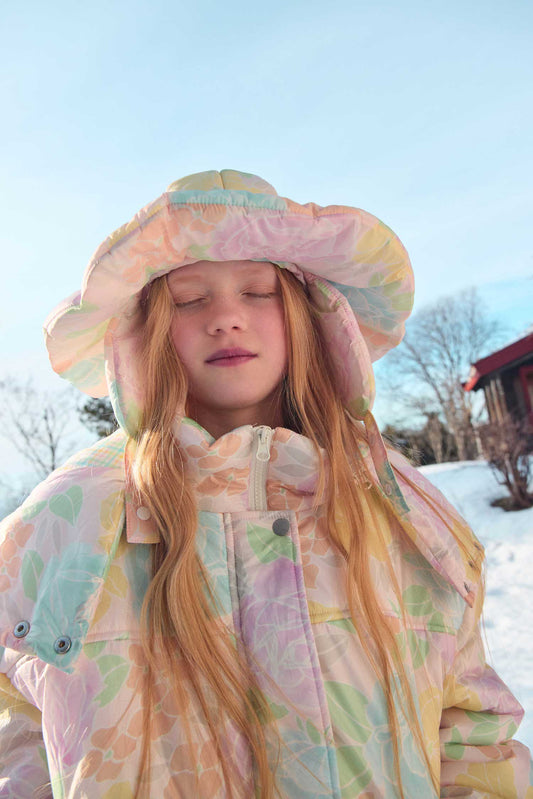PASTELS FLOWERS SKI HAT/PASTELS