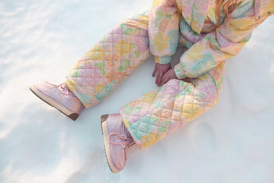PASTELS FLOWERS SKI PANTS/PASTELS