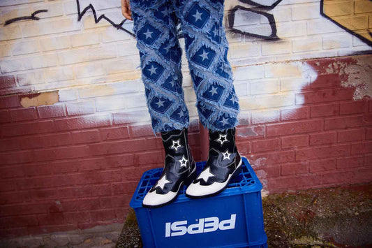 DENIM STARS PANTS/DENIM