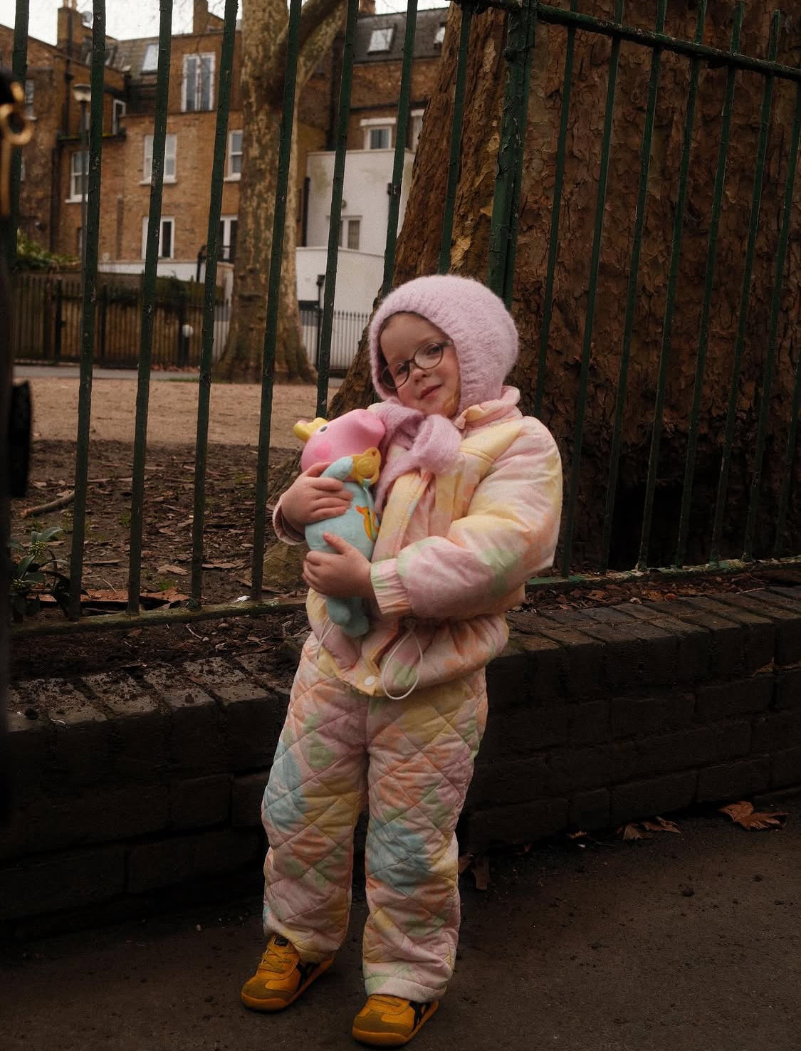 PASTELS FLOWERS SKI PANTS/PASTELS