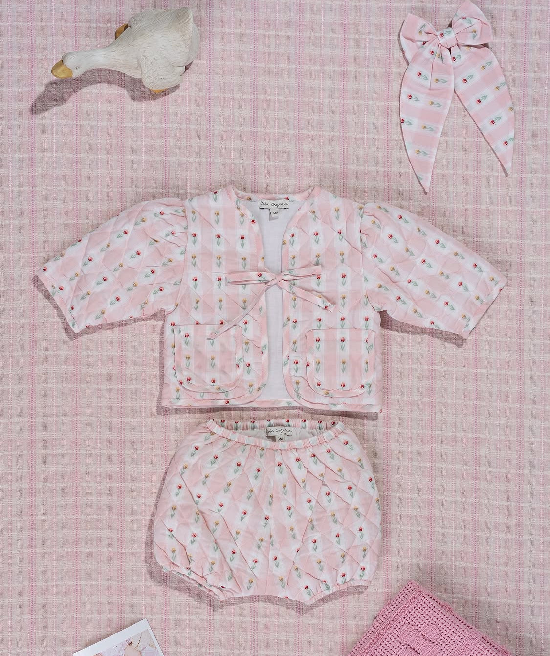 Bella Baby Set/Tulip Checks