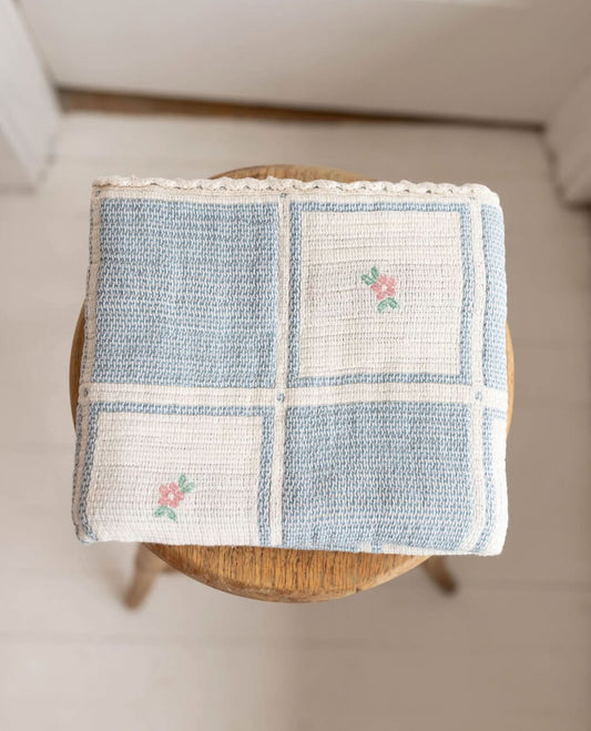 patchwork blanket - spring bloom