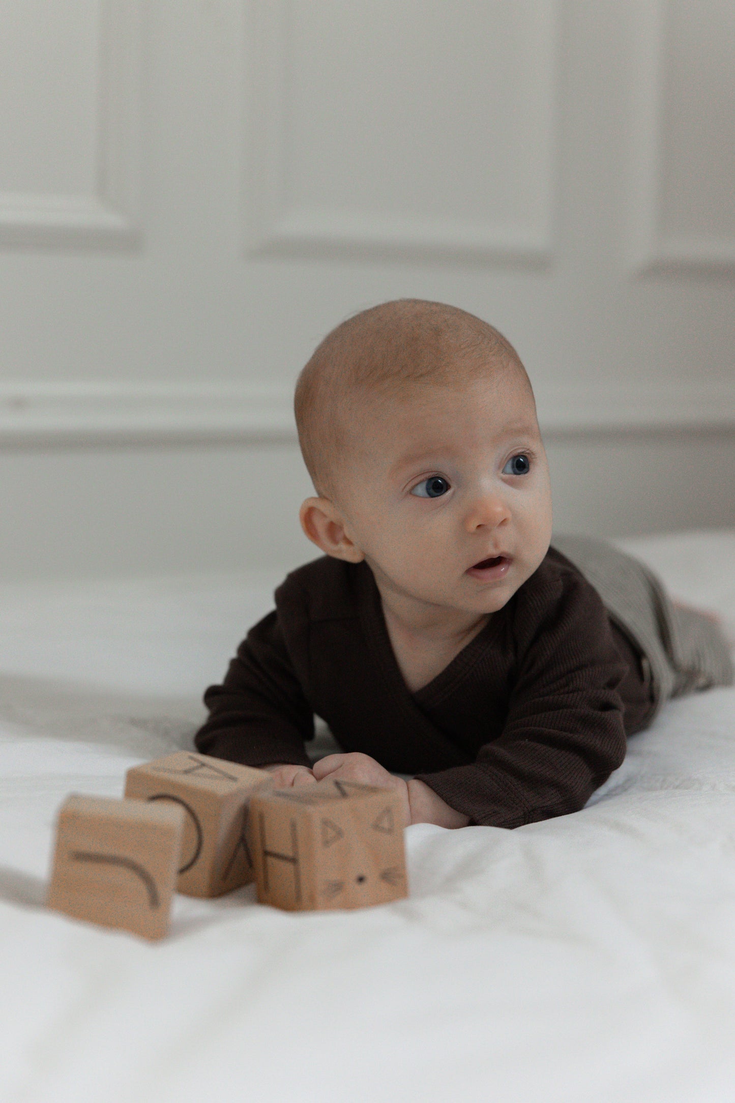 PPDi Wrap Body L/S  NewBorn/Coffee Bean