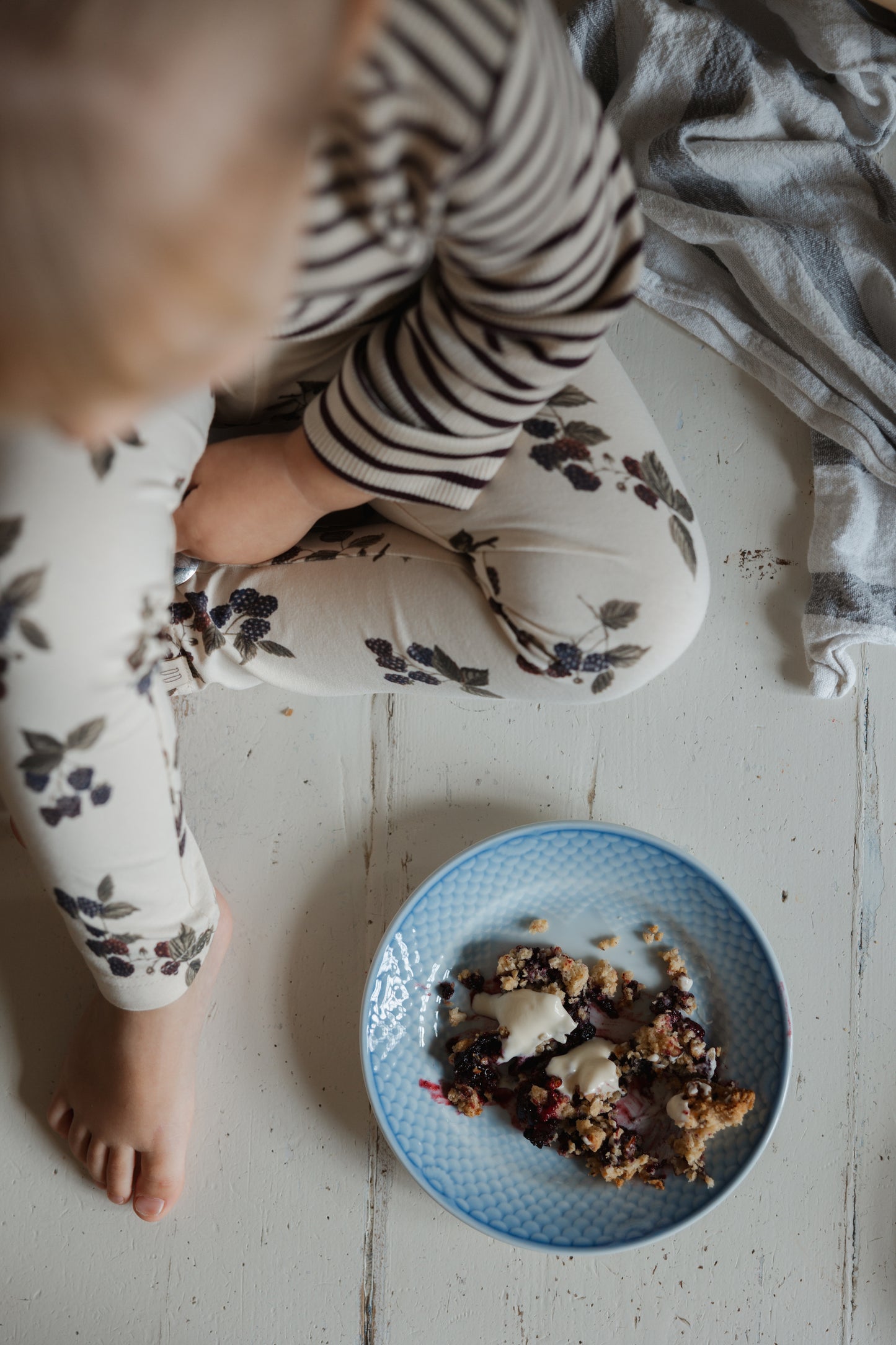 Baby Legging Printed/Black Berry