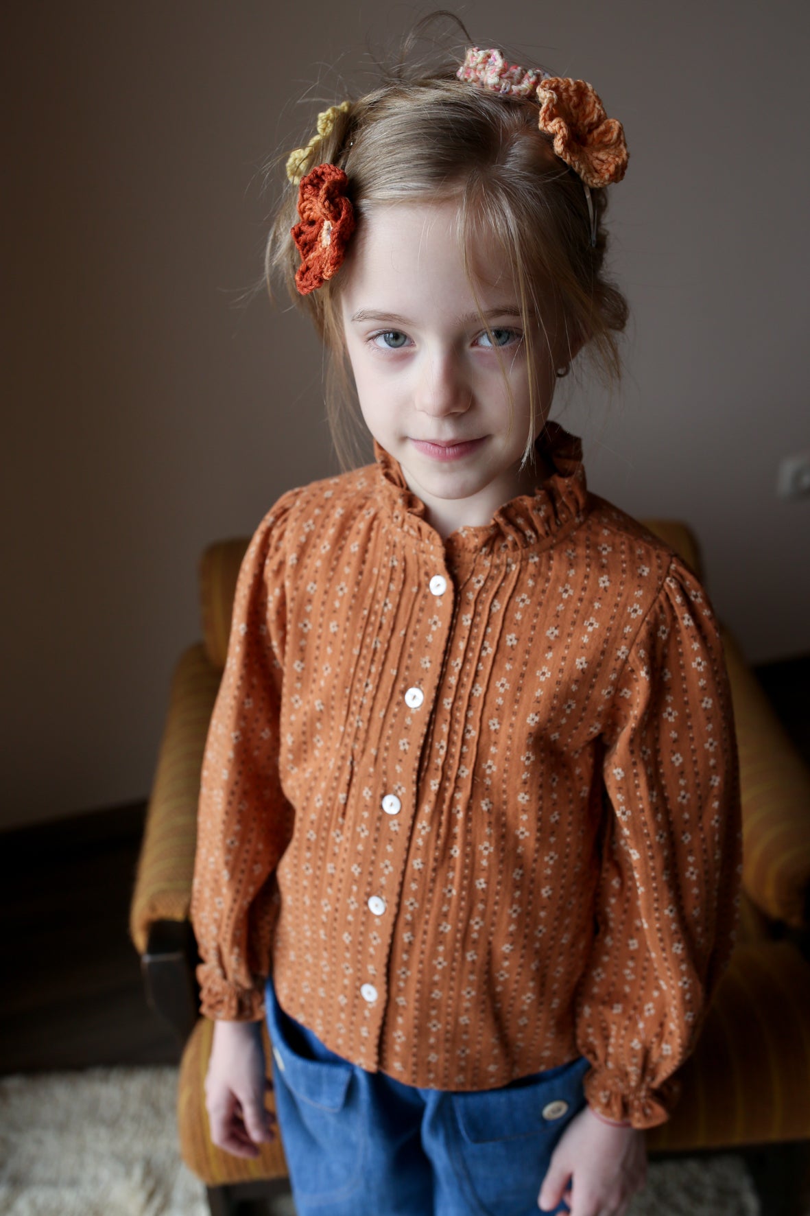 Poppy Clip Set/Brick/Melon