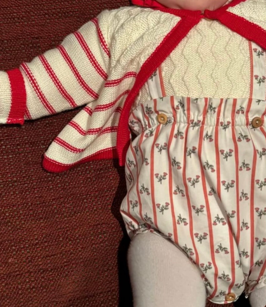 White Castores straps bloomer / Culetín tirantes Castores blanco