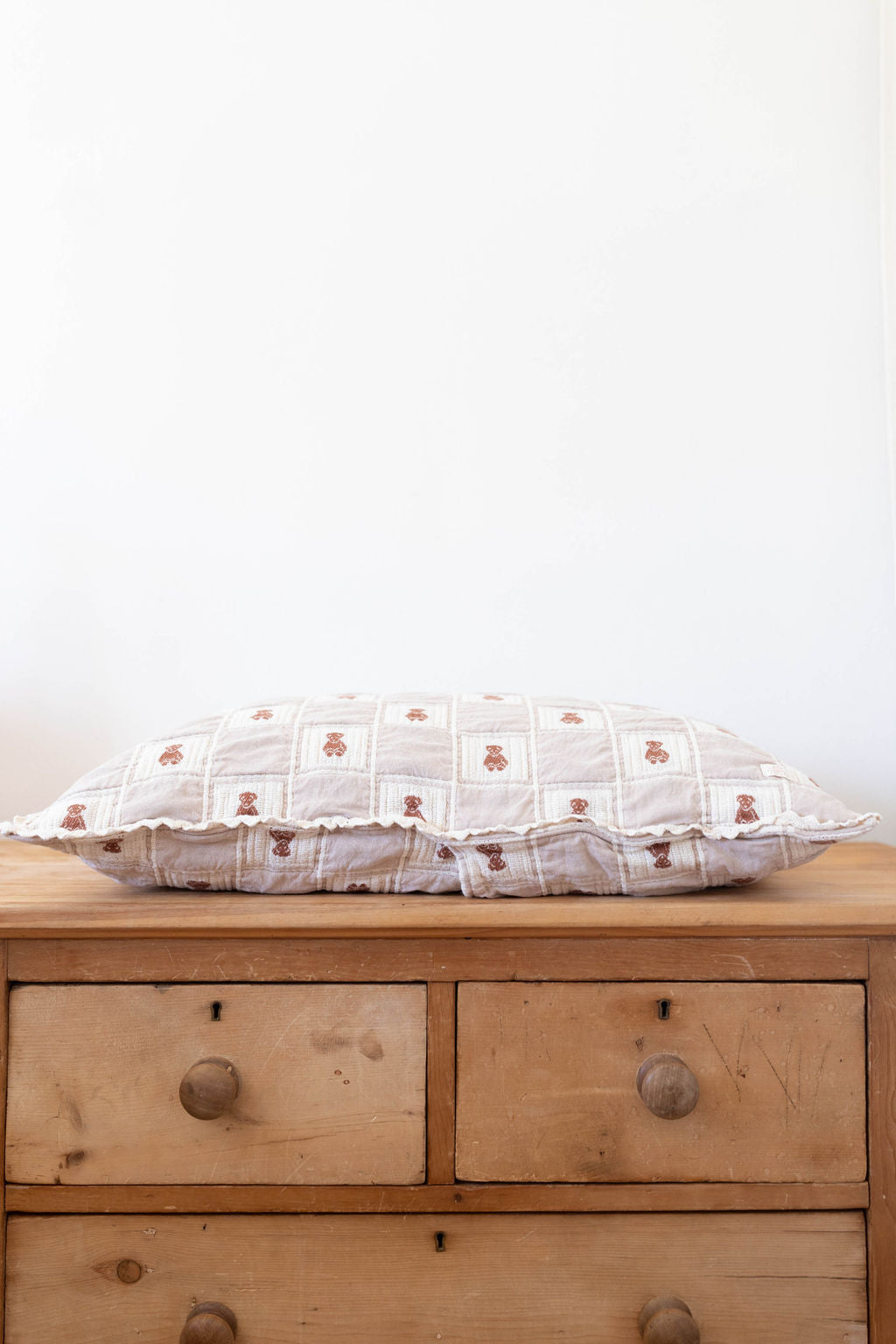 Patchwork Pillowcase/Teddy