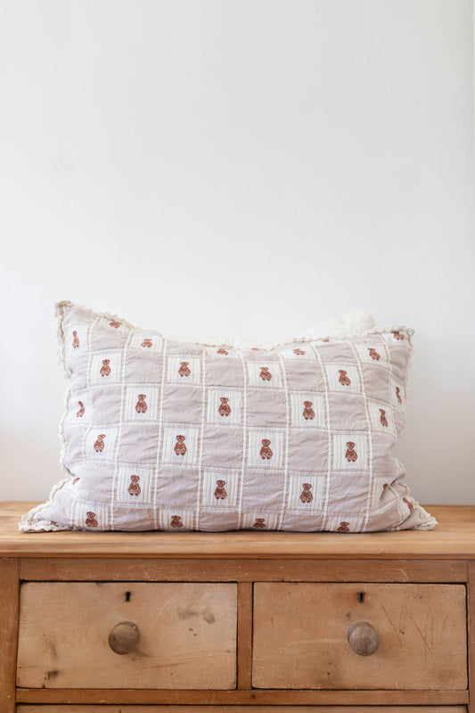 Patchwork Pillowcase/Teddy