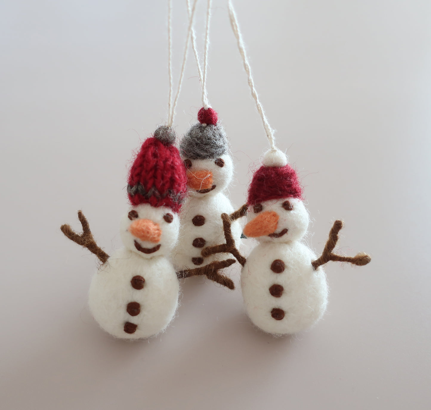 Snowman w/Hat - Set of 3