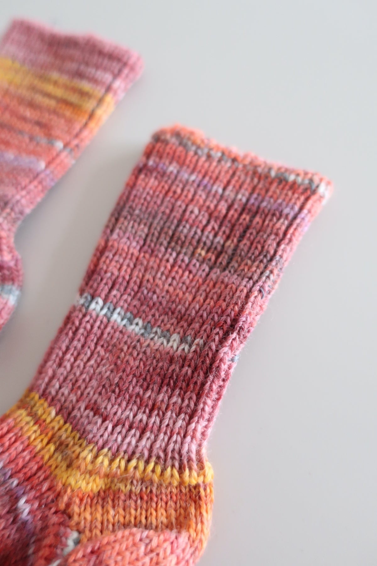 Woolen children's socks - pink