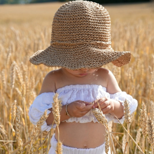 straw hat | light