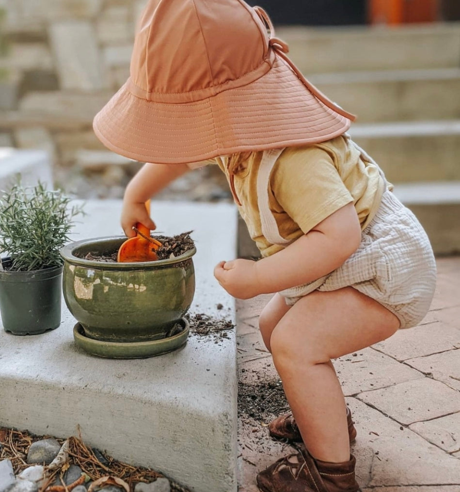 floppy hat | swim | cocoa