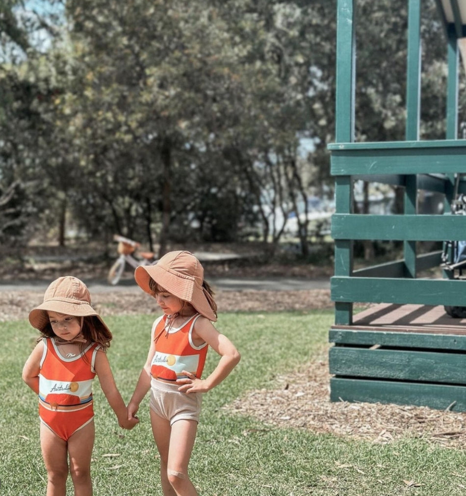 floppy hat | swim | cocoa