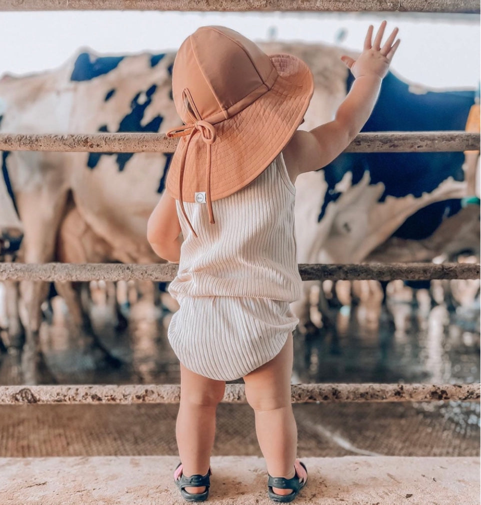 floppy hat | swim | cocoa