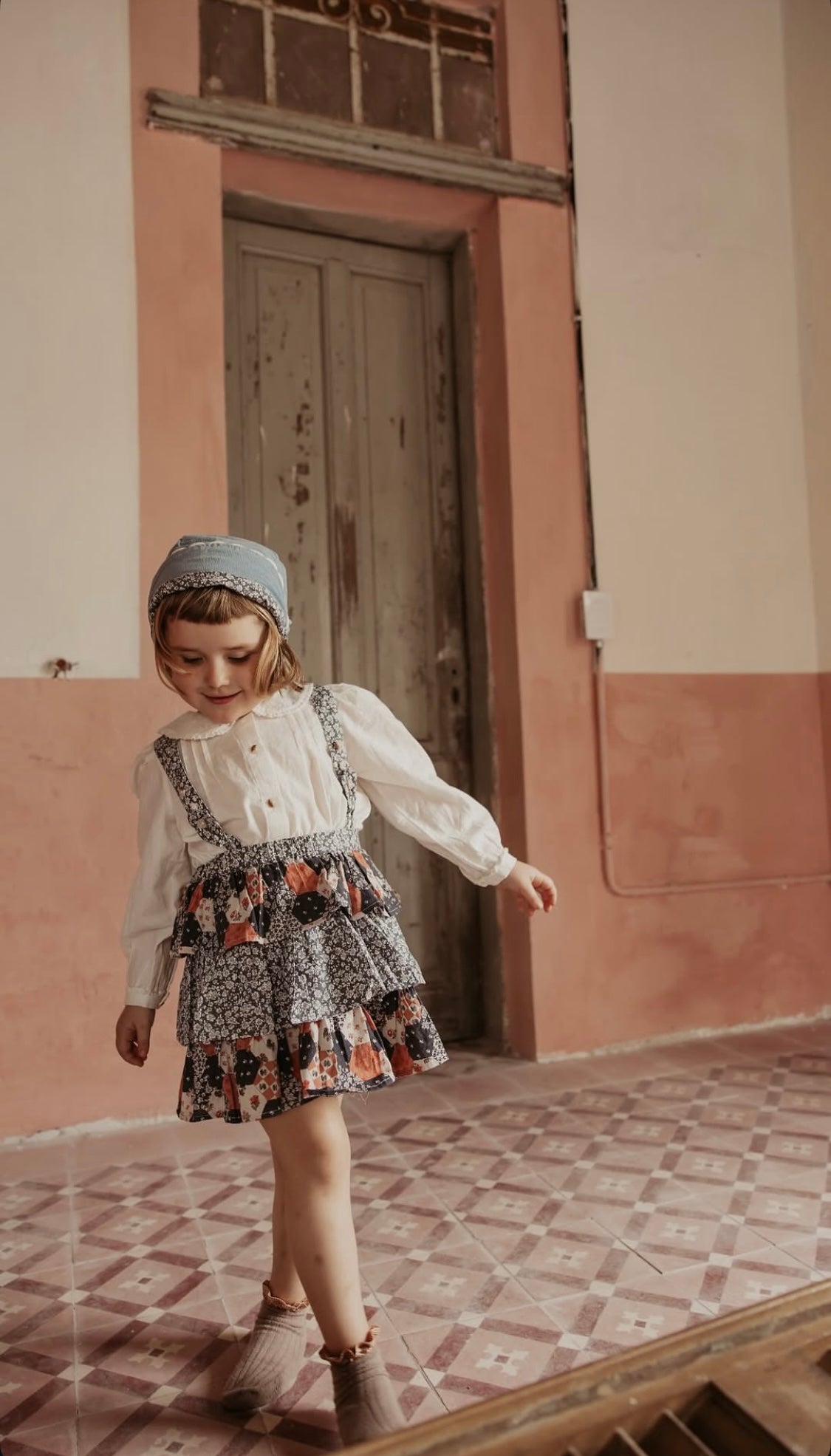Aria Rara Skirt/Patchwork Floral