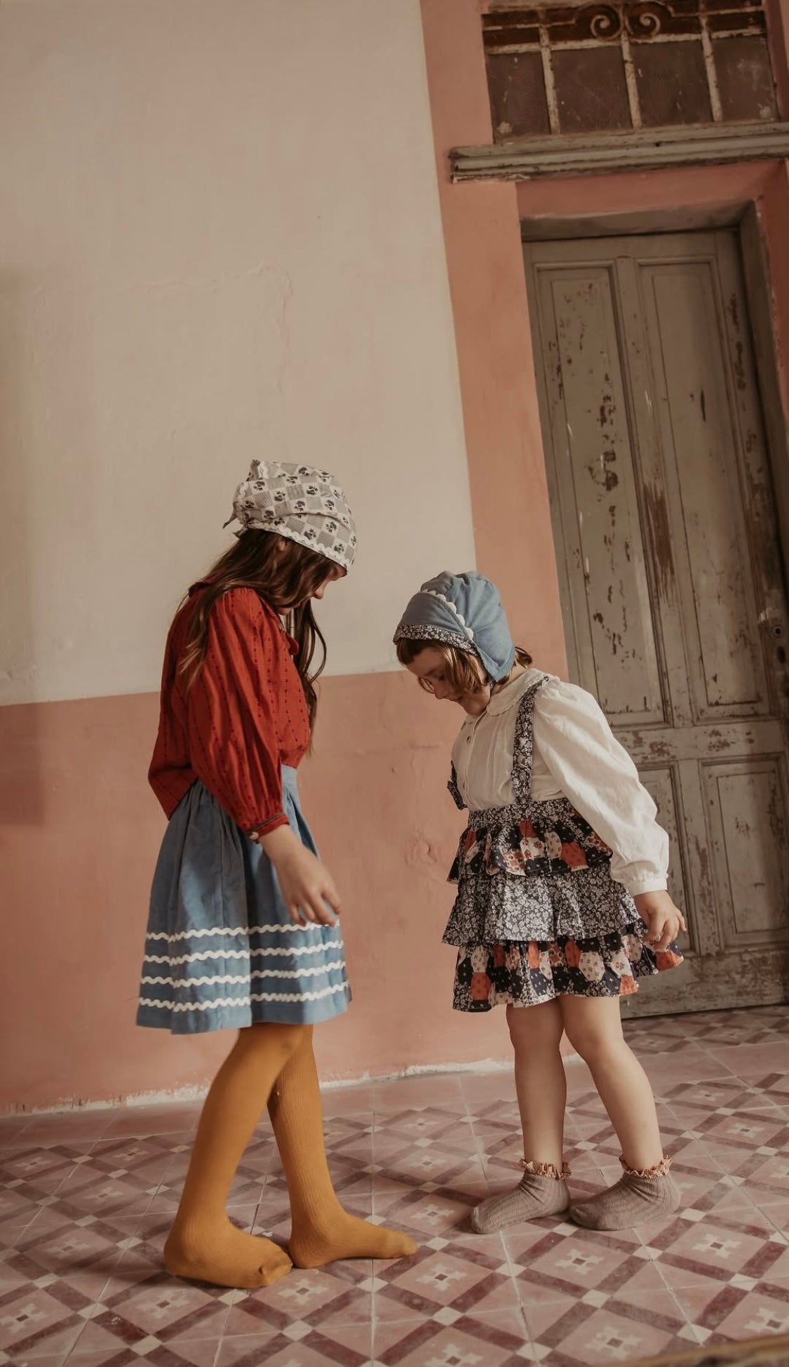 Aria Rara Skirt/Patchwork Floral