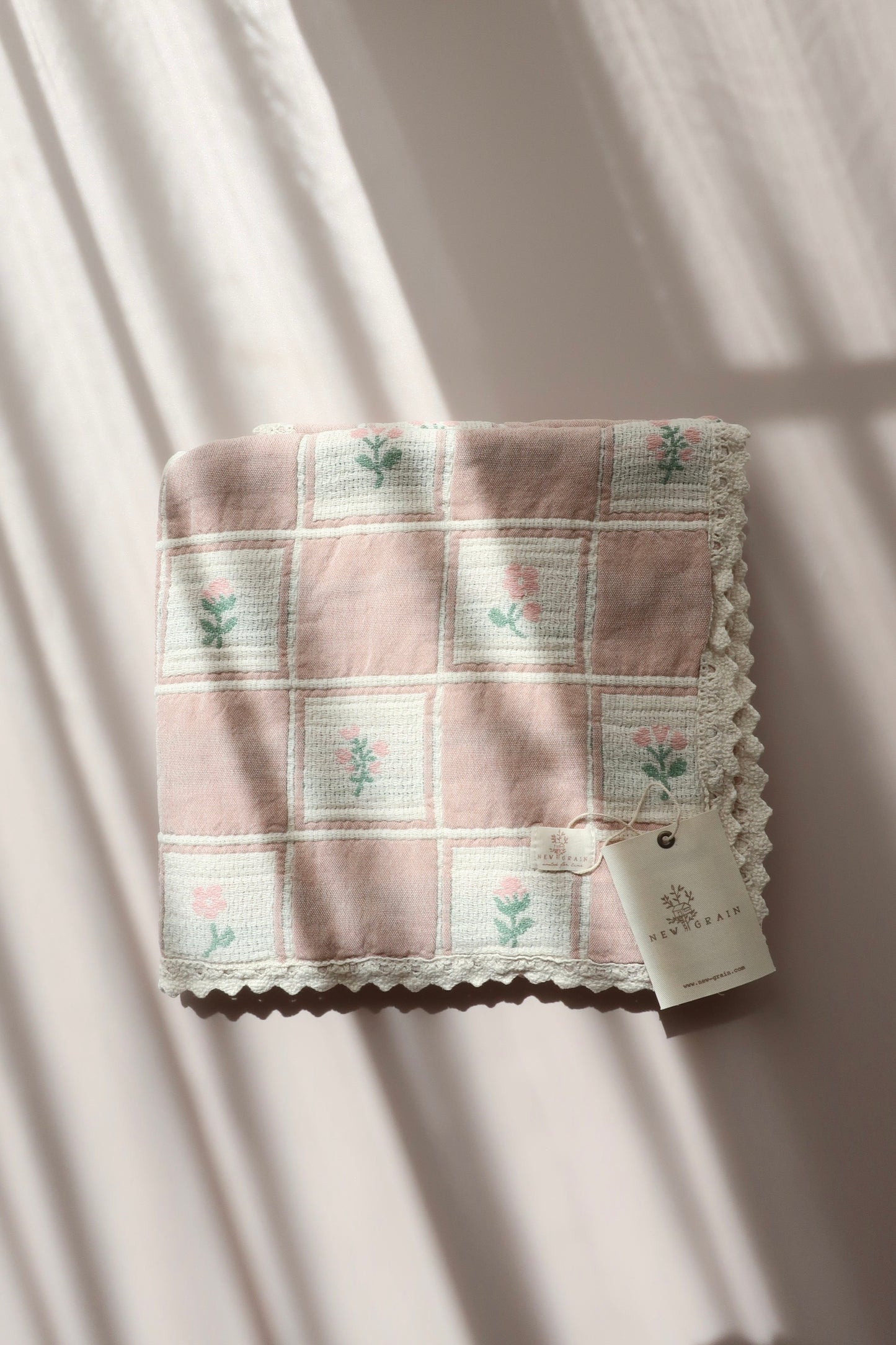 patchwork blanket - fleur