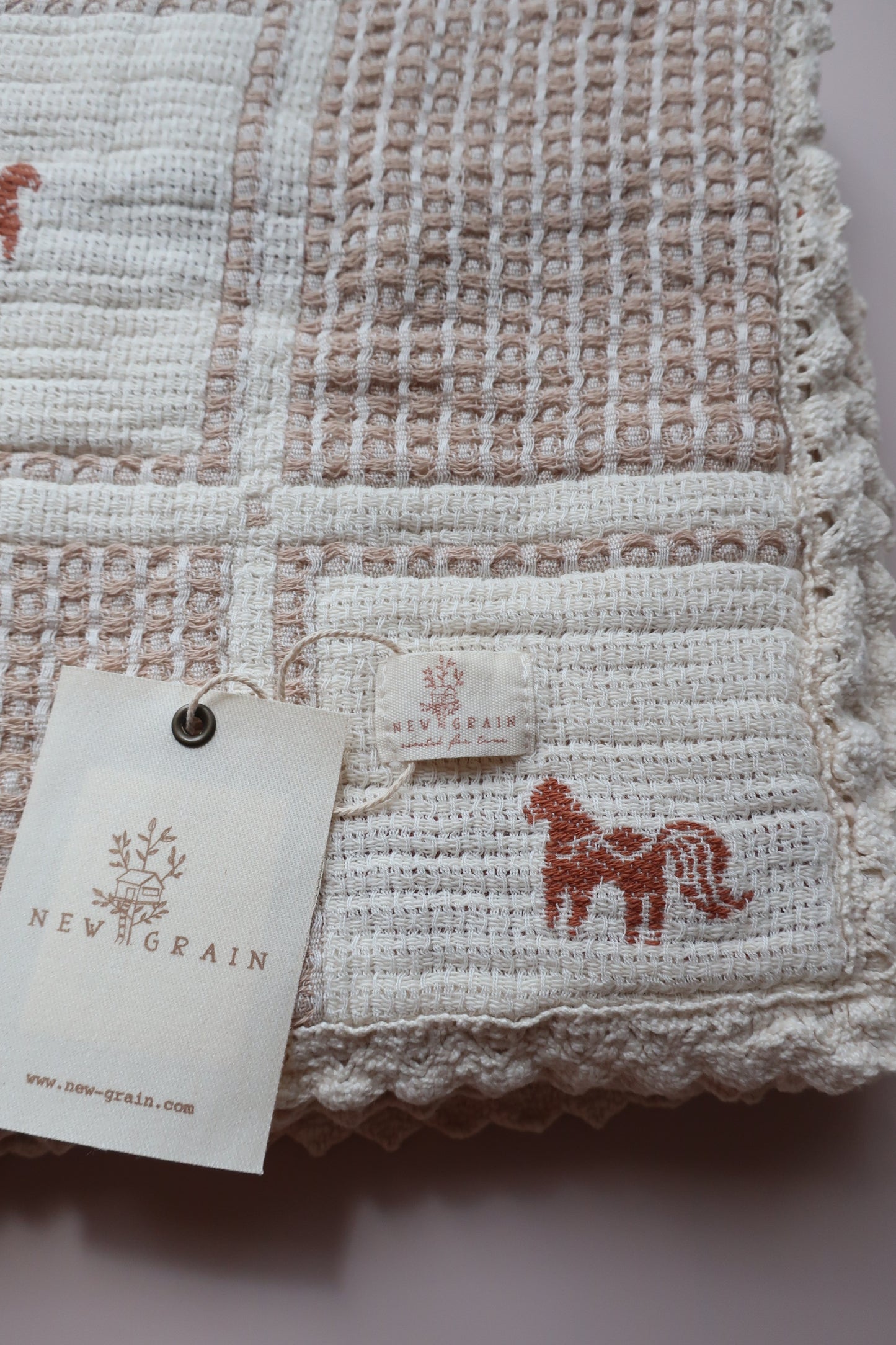 patchwork blanket - pony