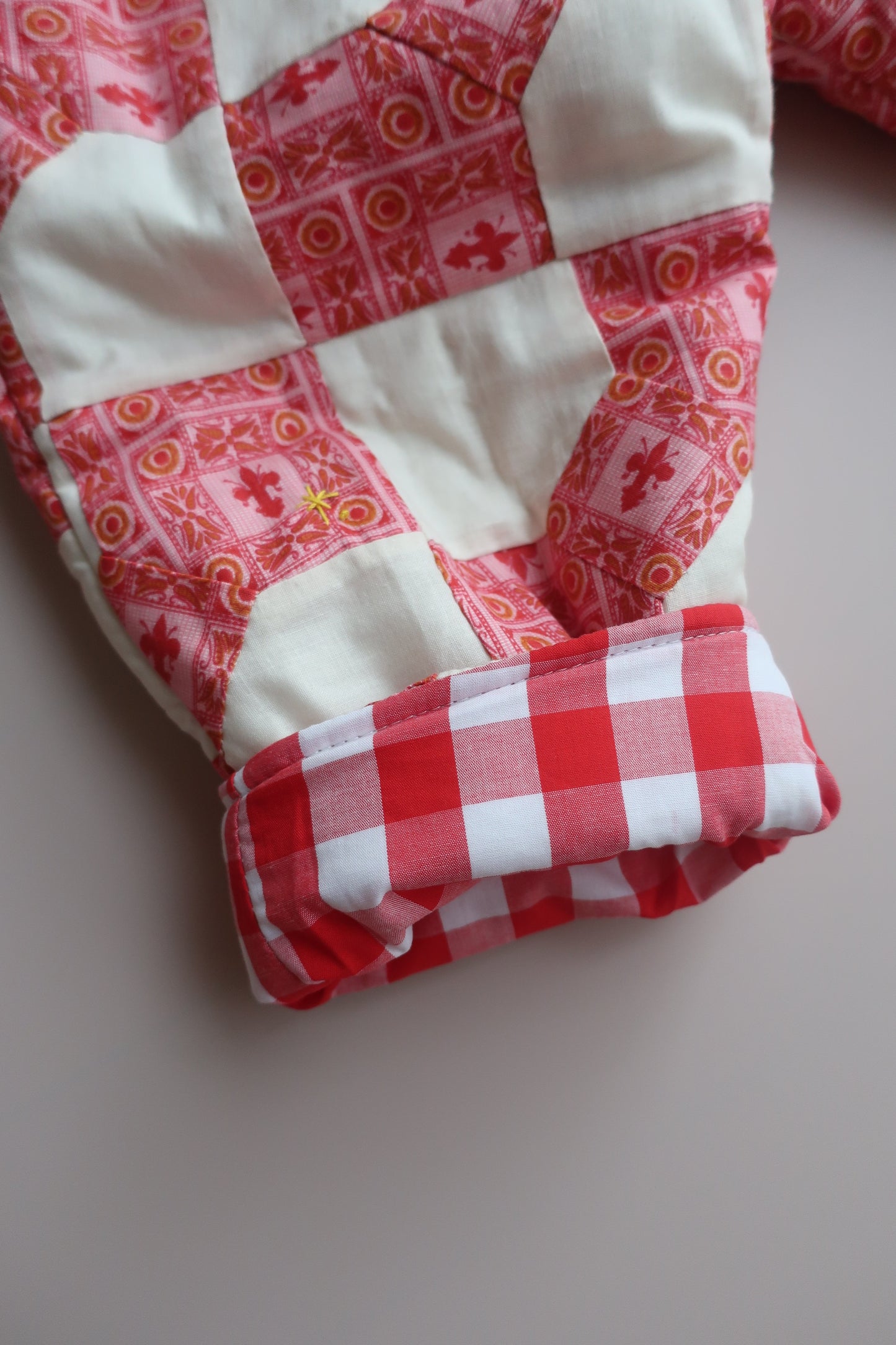 Quilt pants/Red Check