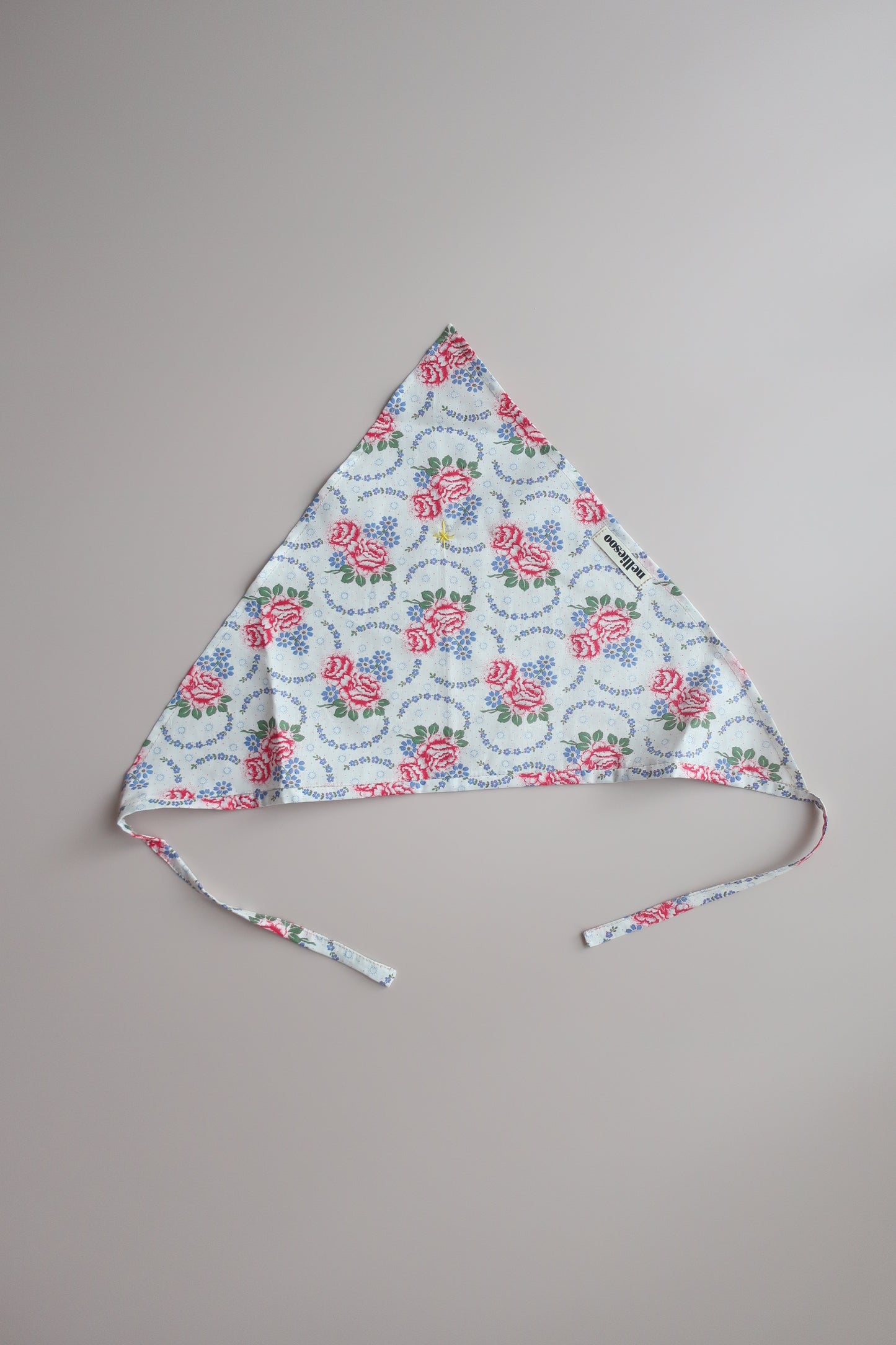 Bandana,Apron,Pants 3Set/Retro Rose