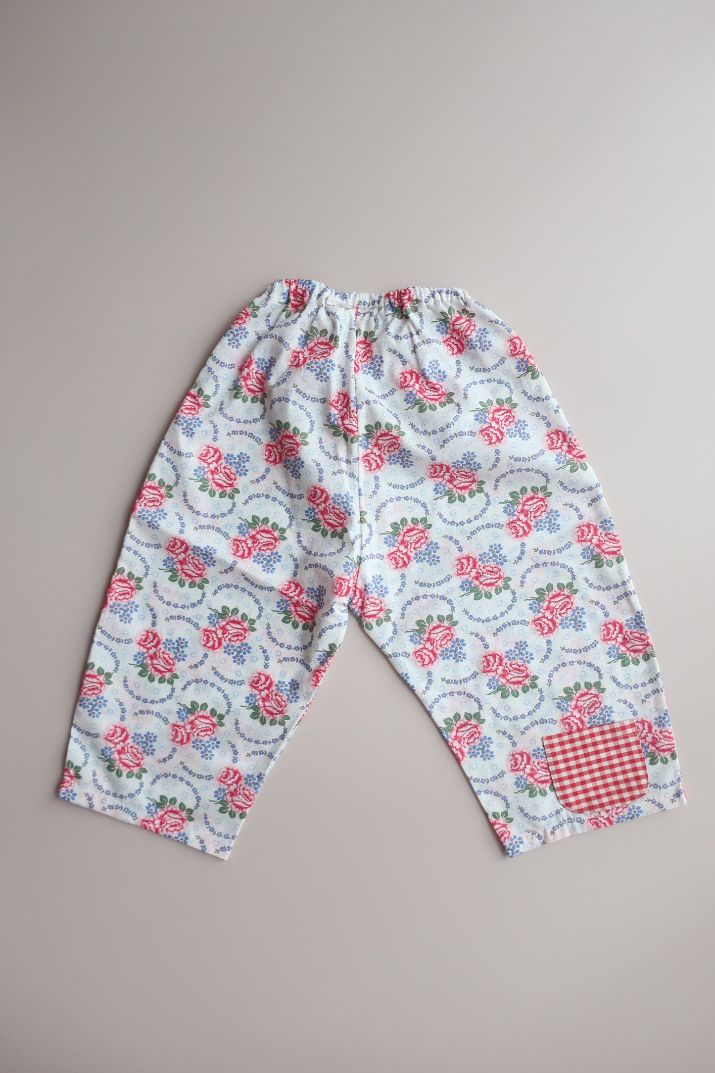 Bandana,Apron,Pants 3Set/Retro Rose