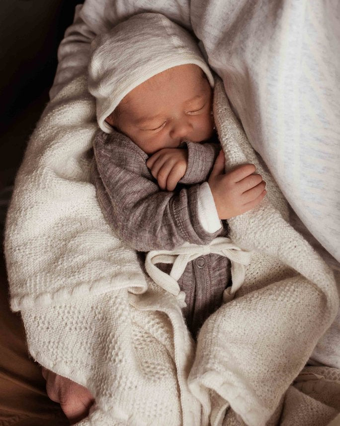 Woollen Baby Blanket/natural
