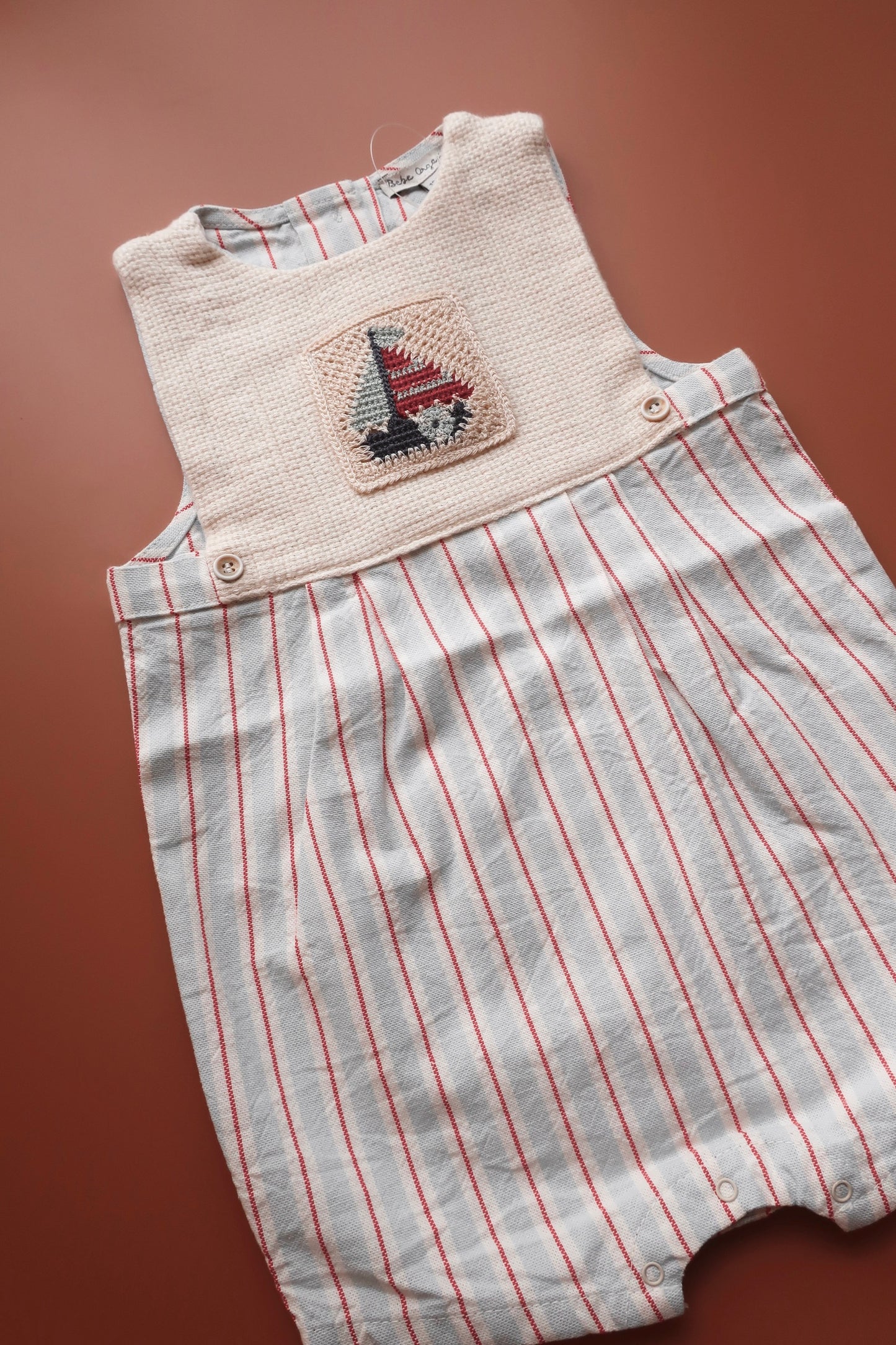 Sebastien Romper/Sea Side Stripe