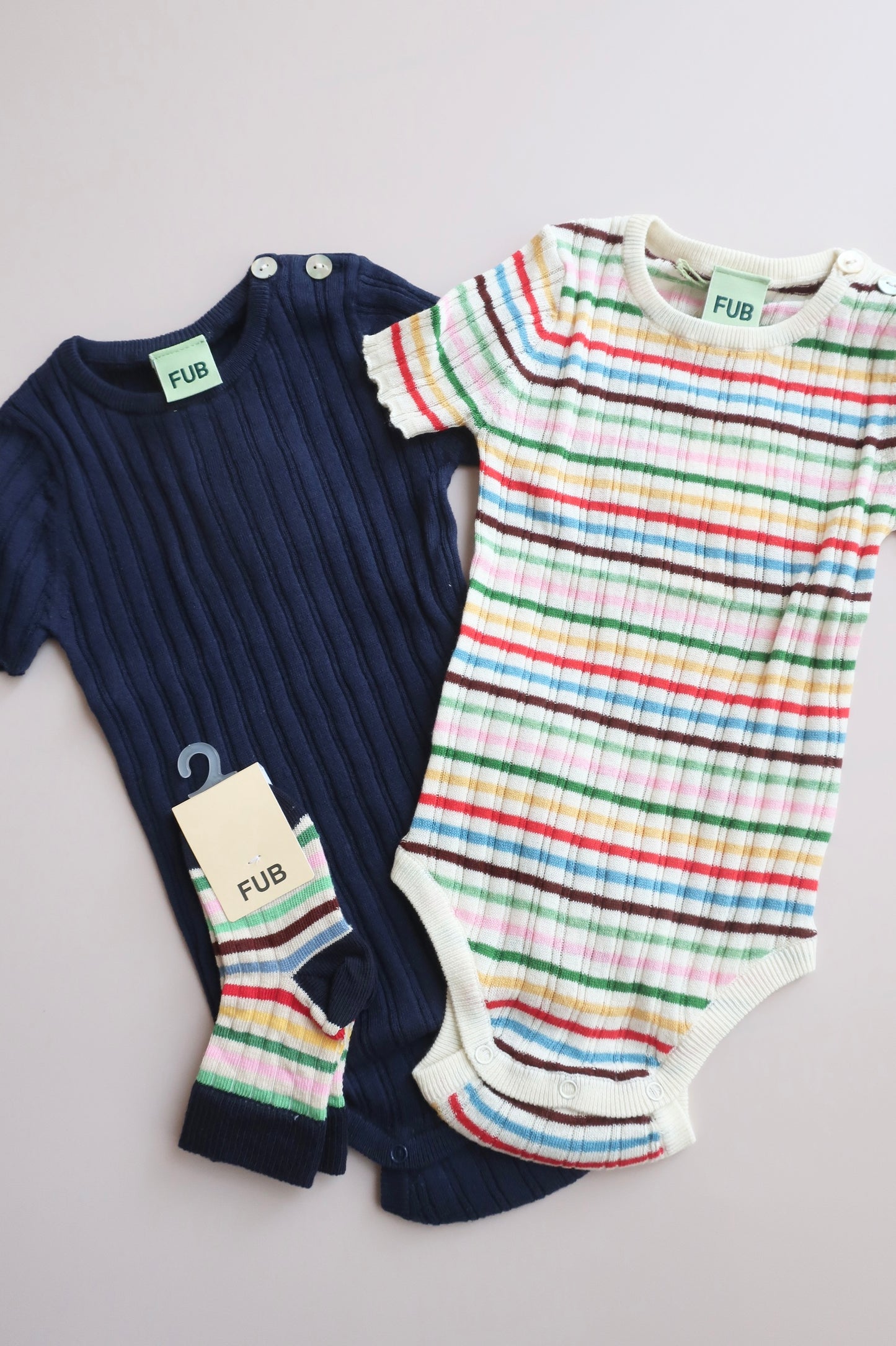 Baby Bodysuit/MULTI STRIPE