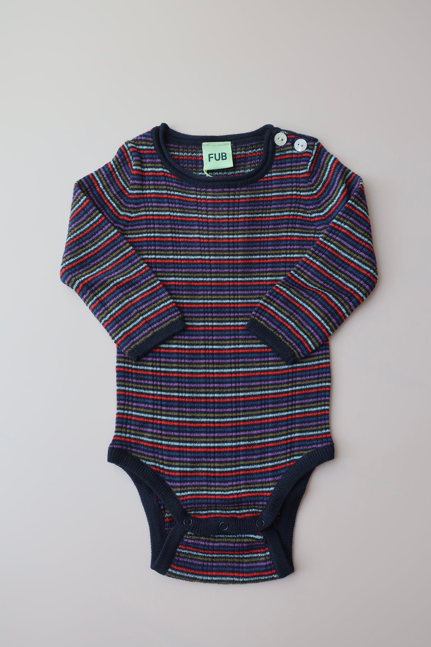 Baby Rib Body/multi stripe