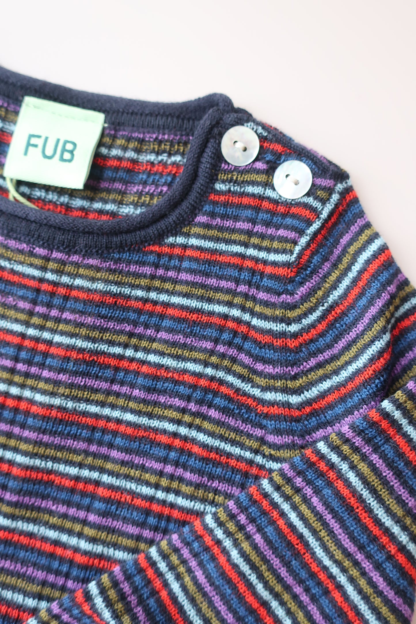 Baby Rib Body/multi stripe