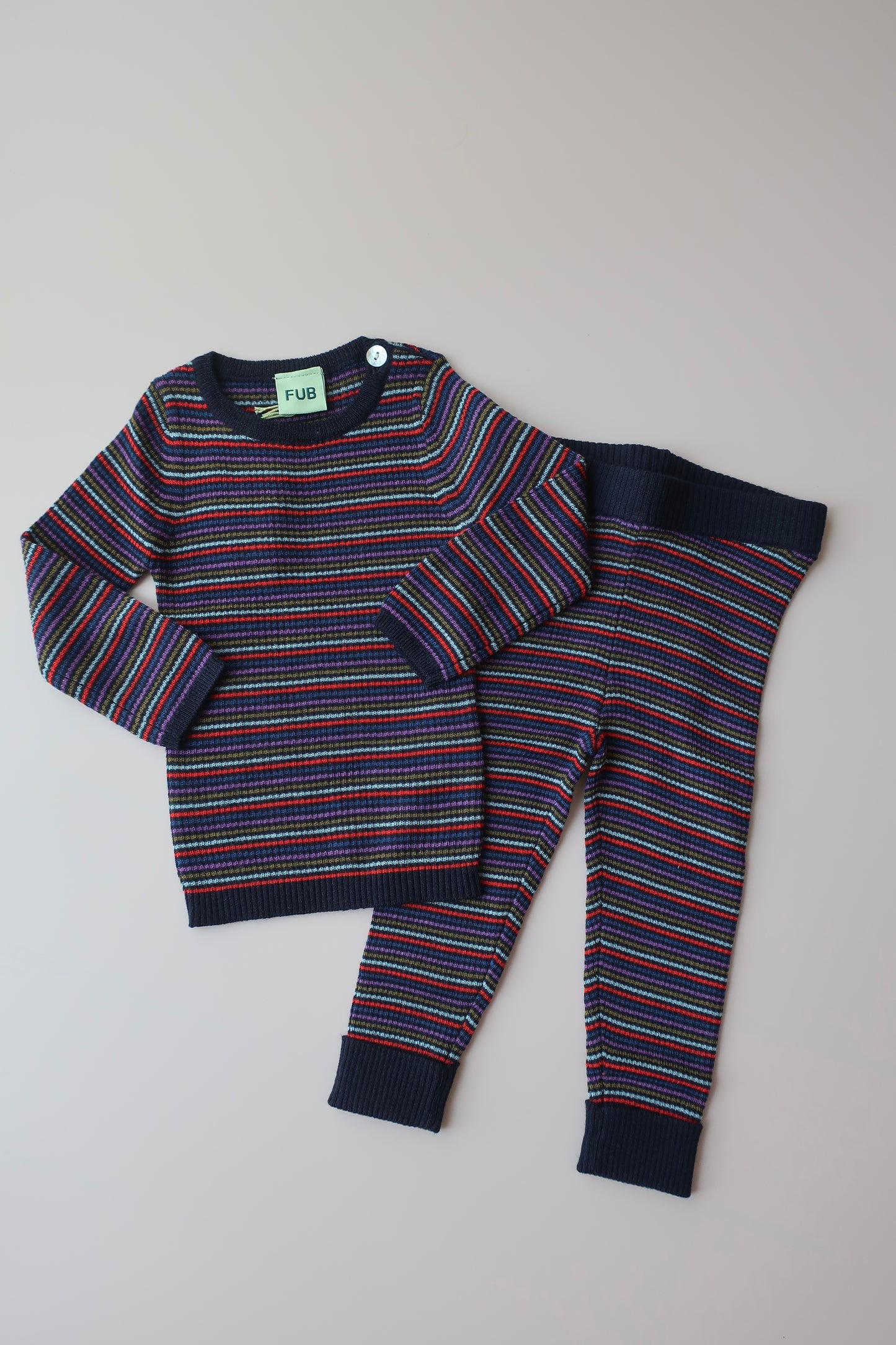 Baby Rib Tops/multi stripe