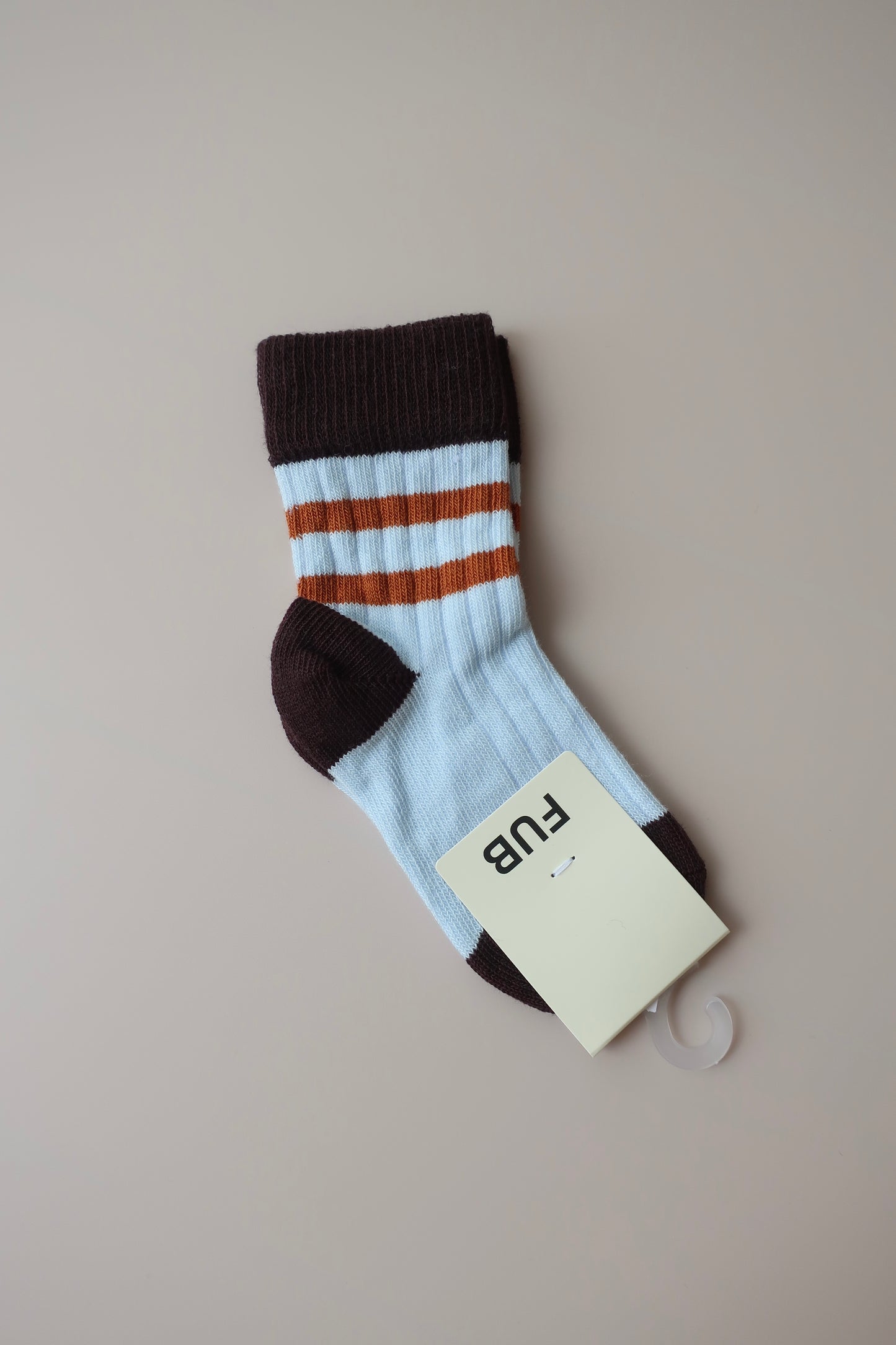 Colour Block Socks/CLOUD