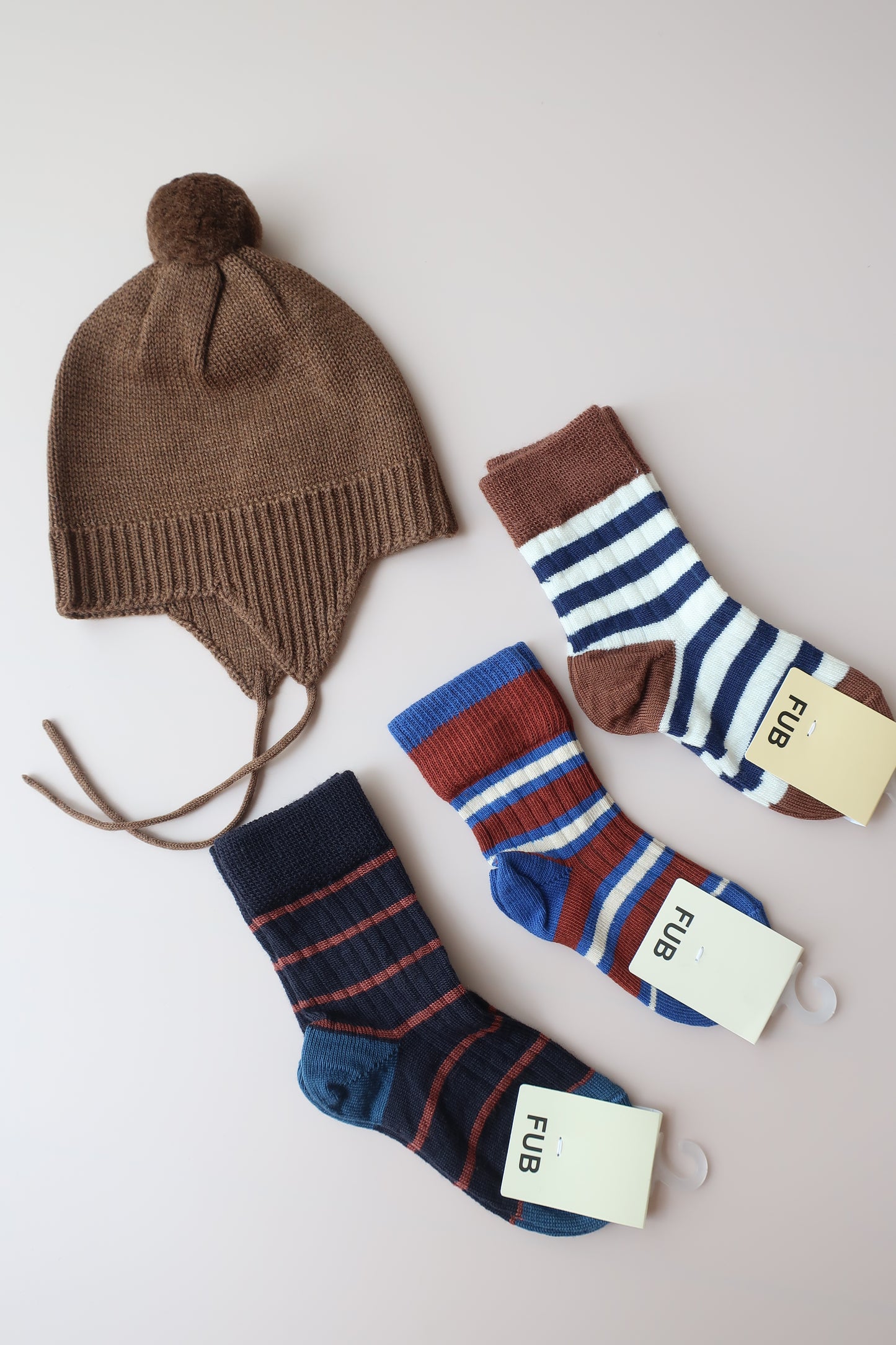 Thin Stripe Socks/DARK NAVY