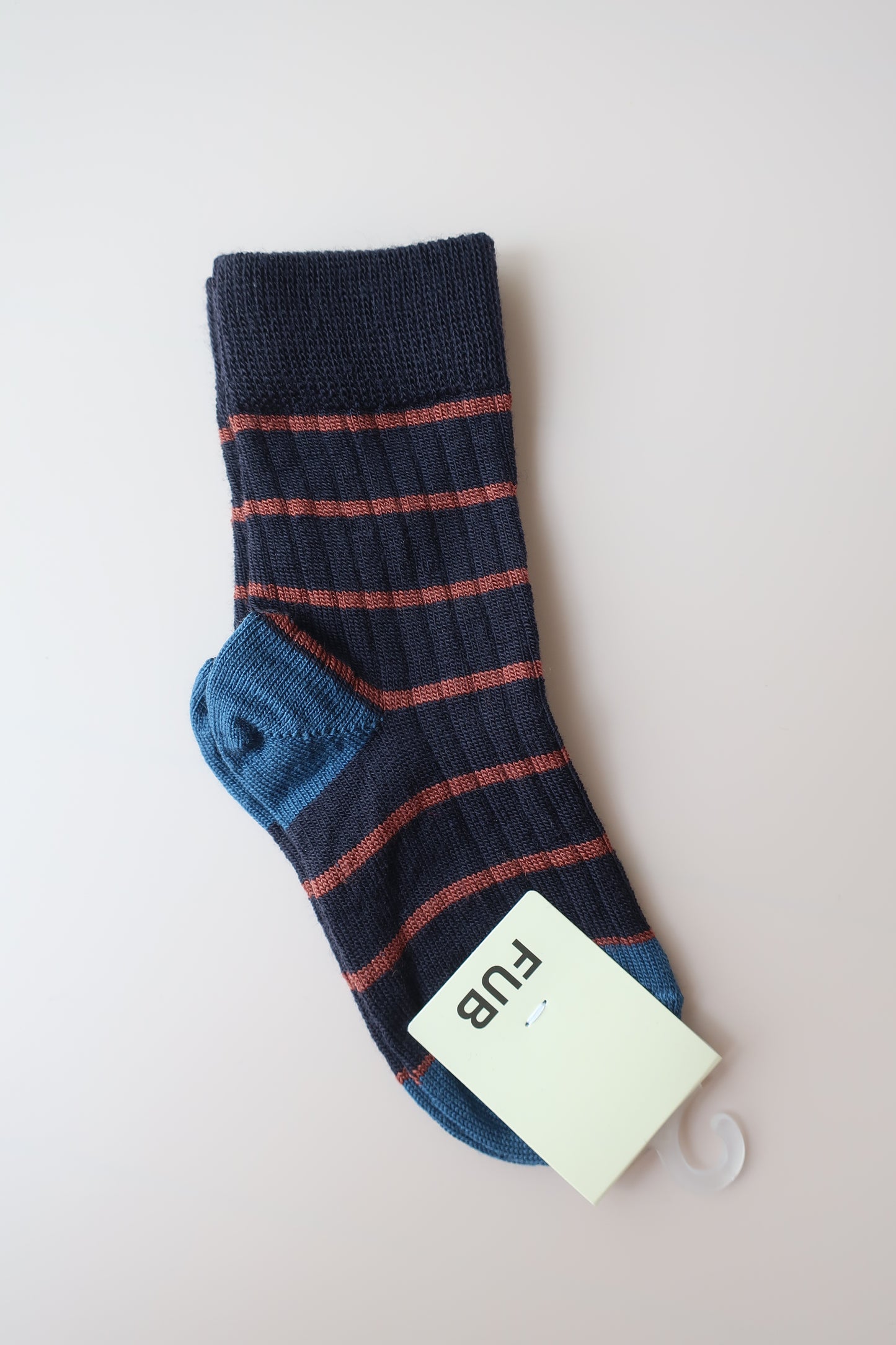 Thin Stripe Socks/DARK NAVY
