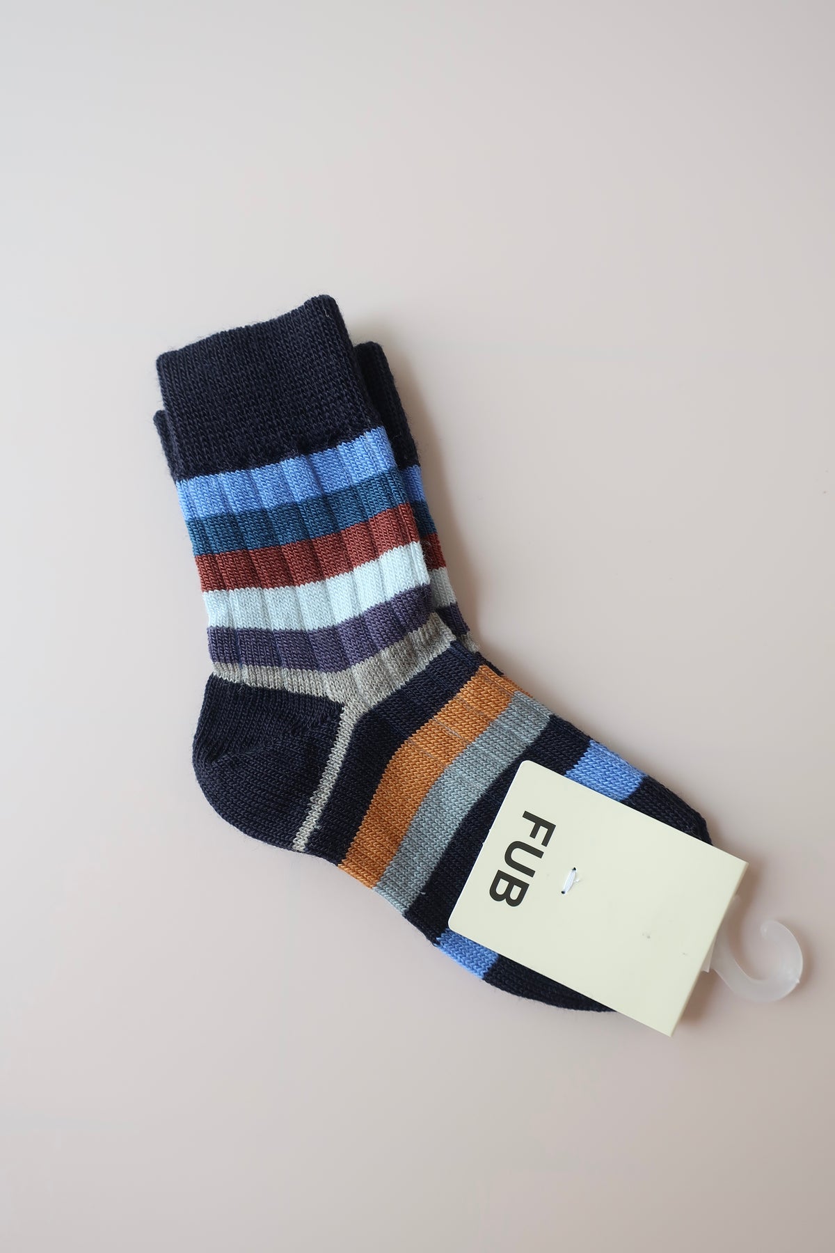 Classic Stripe Socks/DARK NAVY/MULTI STRIPE