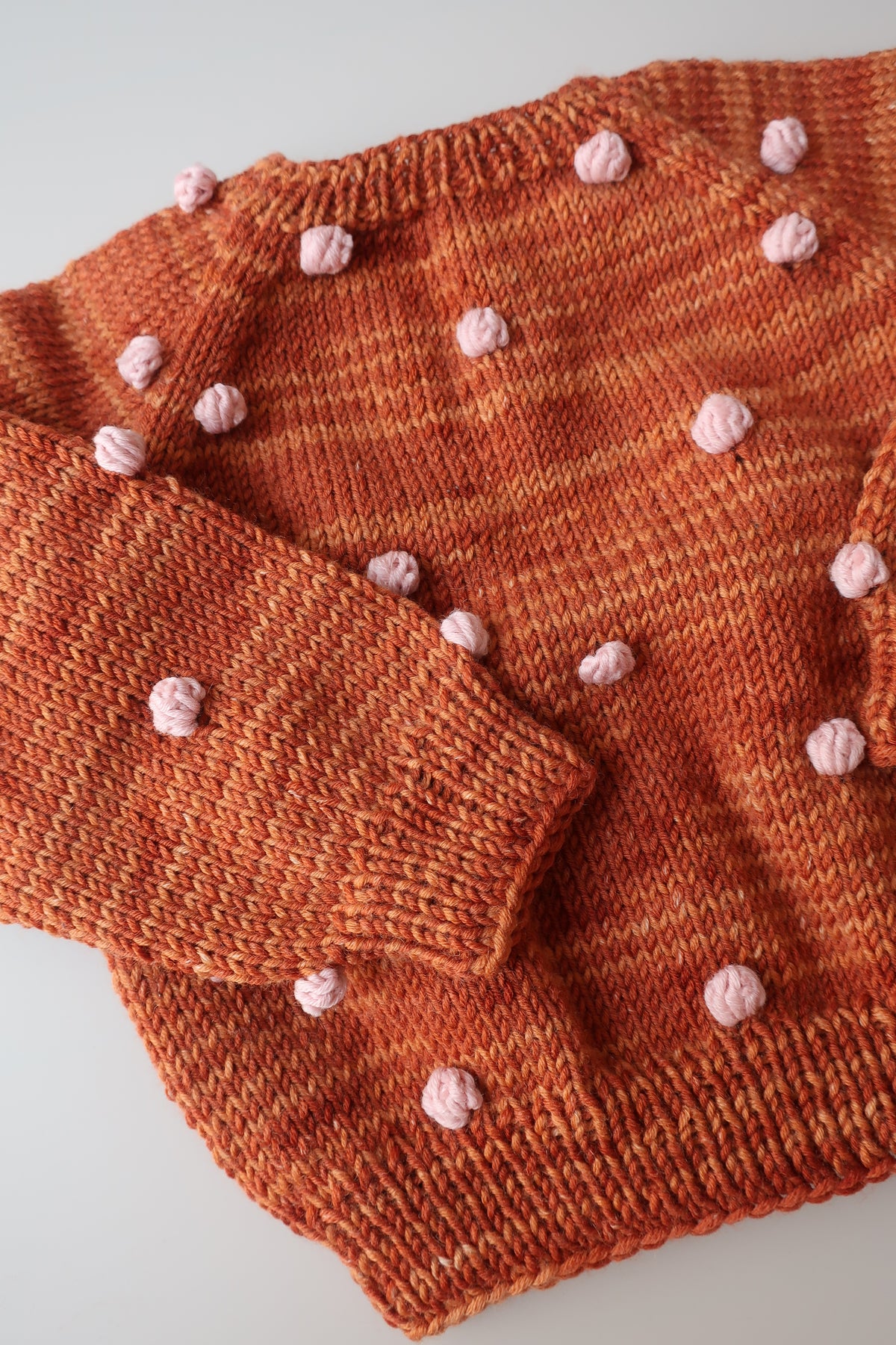 Viola Sweater/Brick/Rose