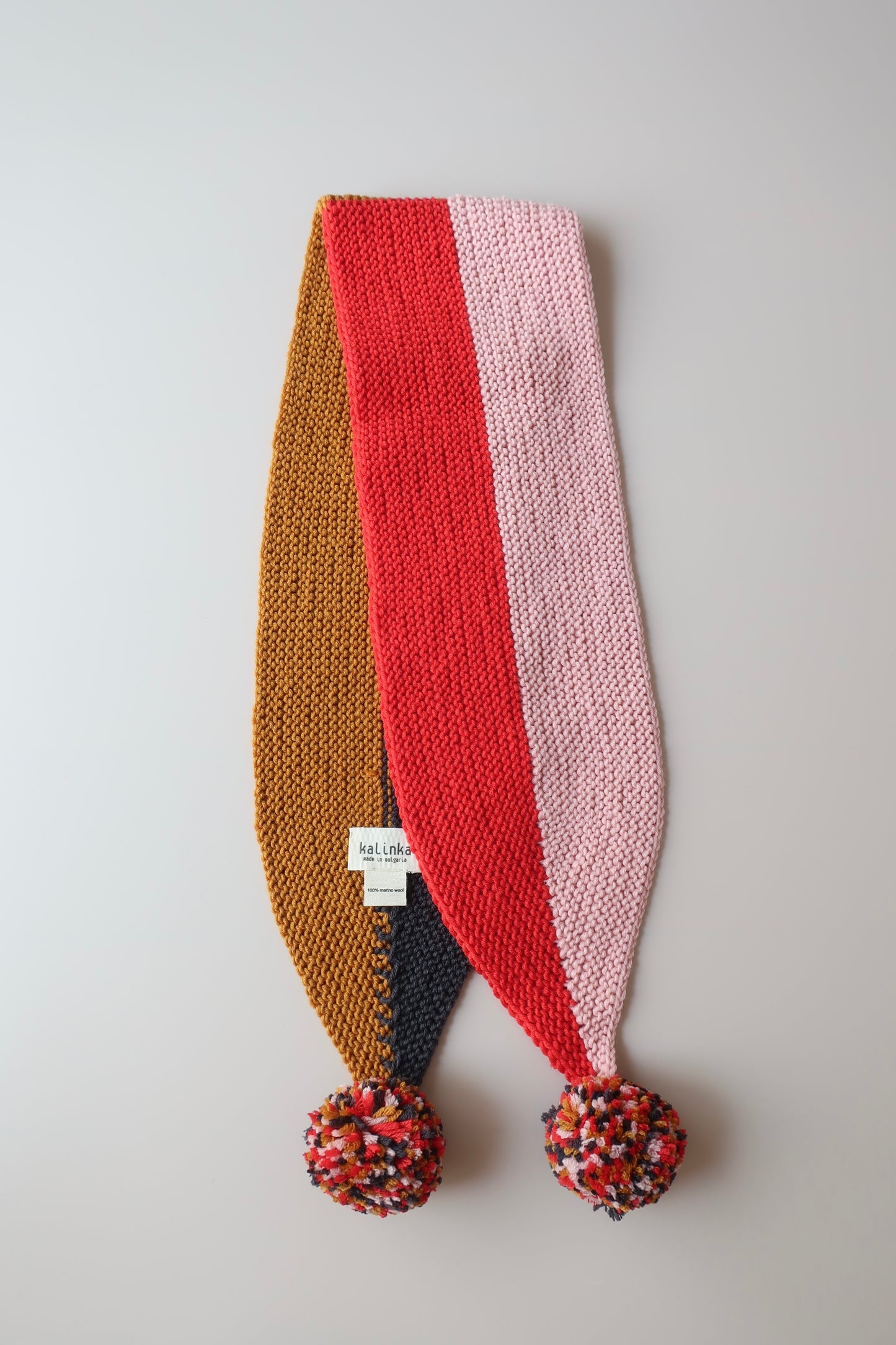 Lina Scarf/Caramel/Rose