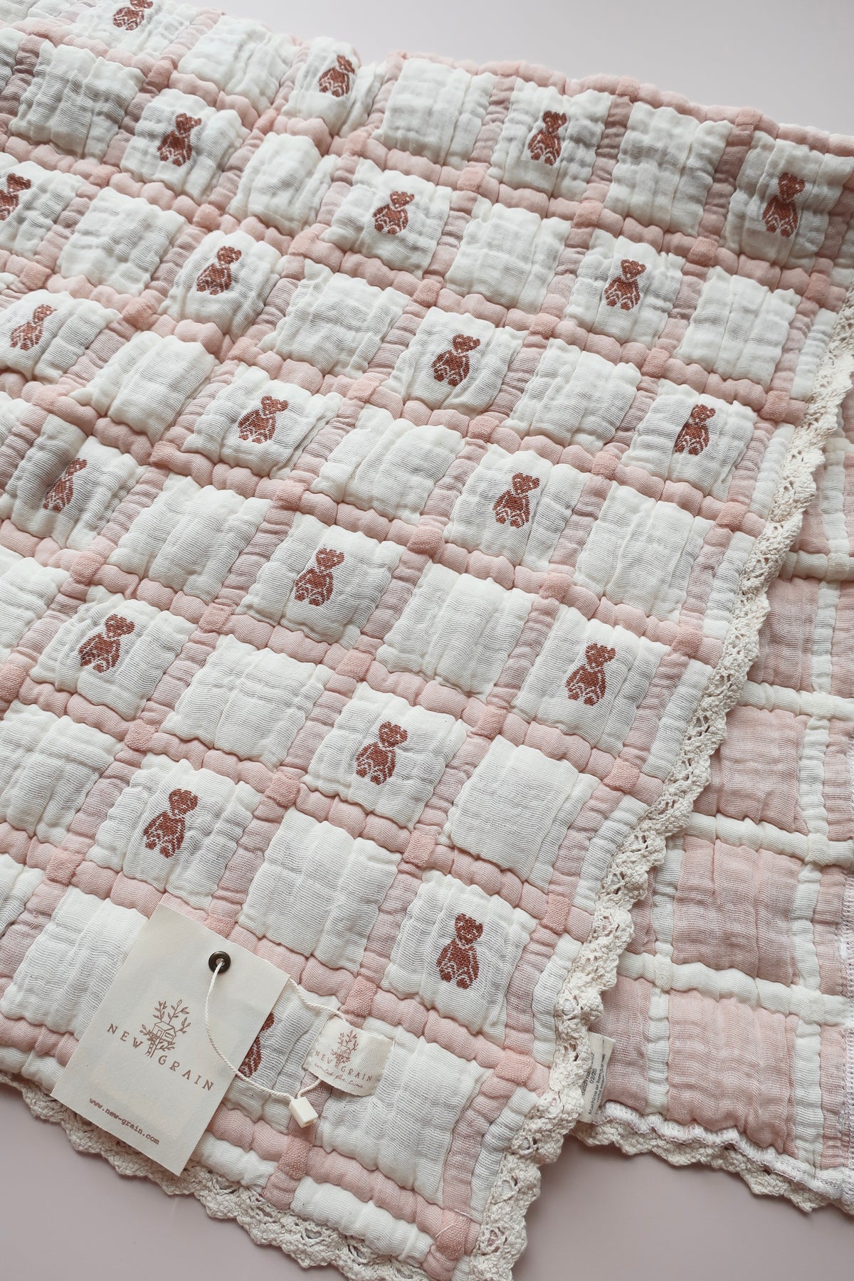 Keepsake Quilt/teddy petal