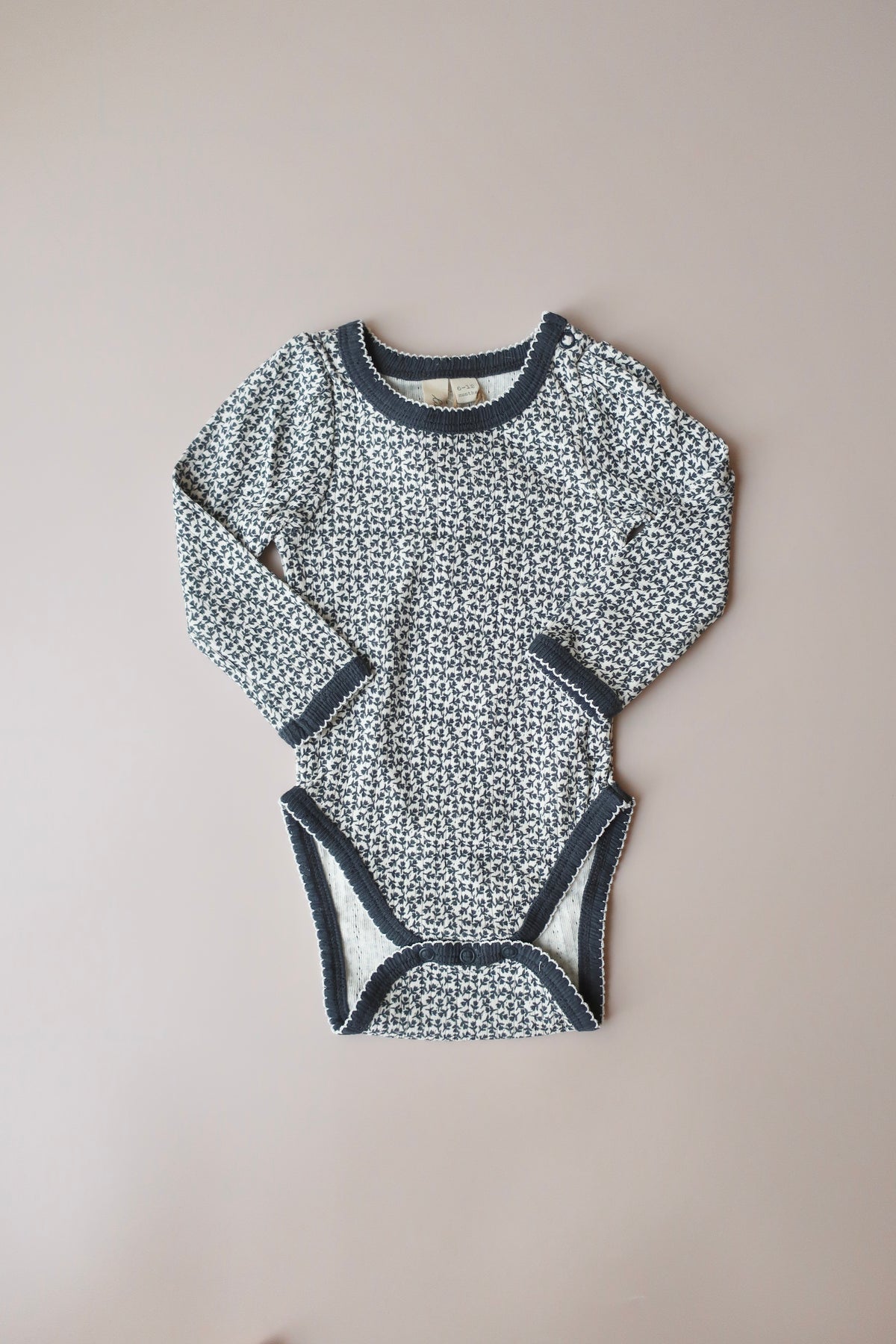 Pointelle Baby Bodysuit/Briar Floral