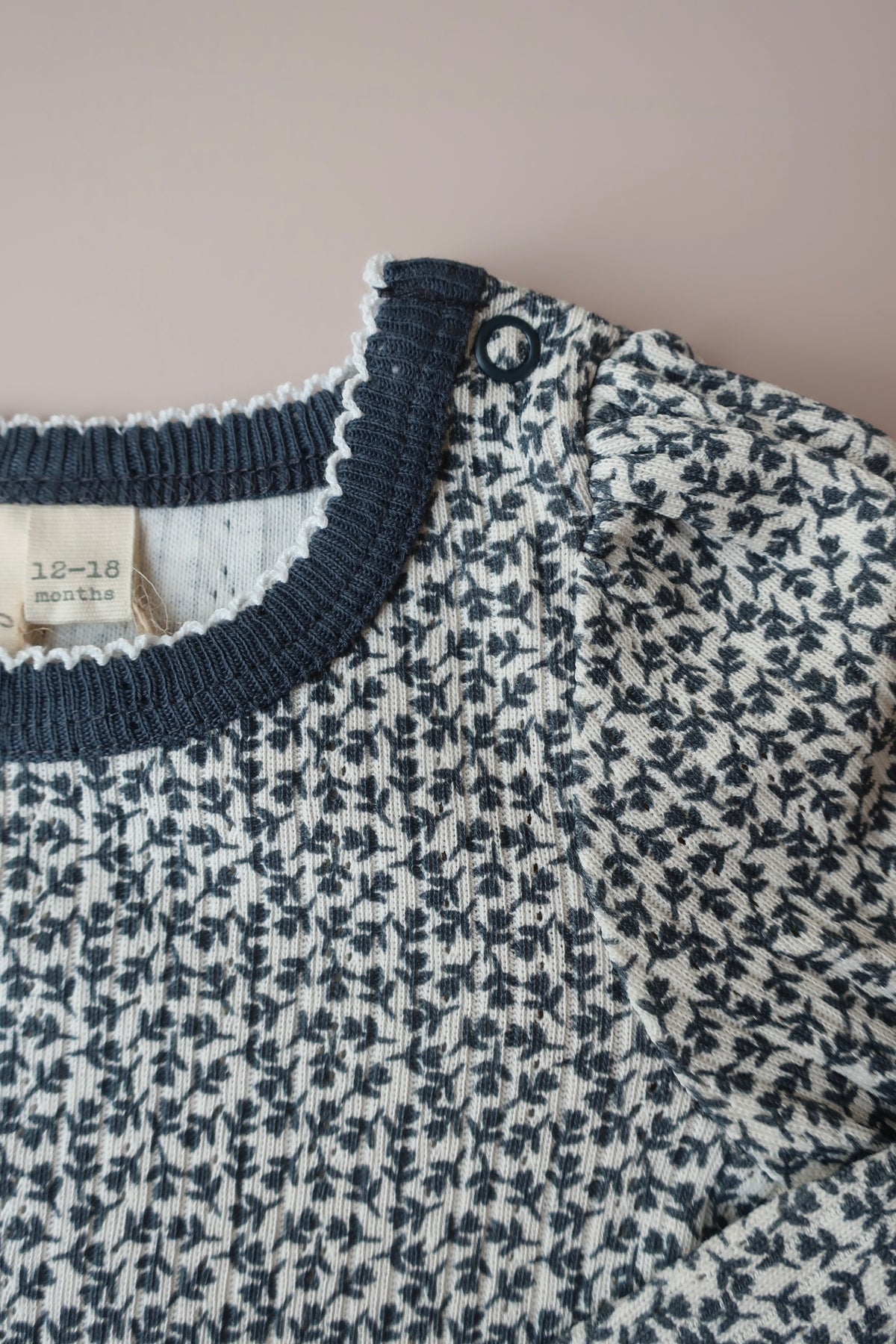 Pointelle Long Sleeve T-shirt/Briar Floral